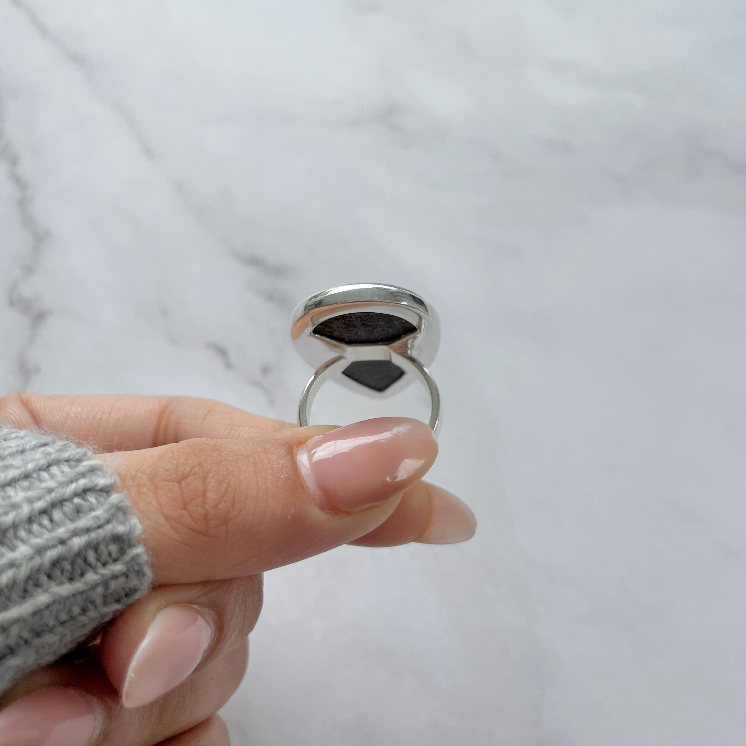 Hypersthene Ring-(HYP-R-11.)