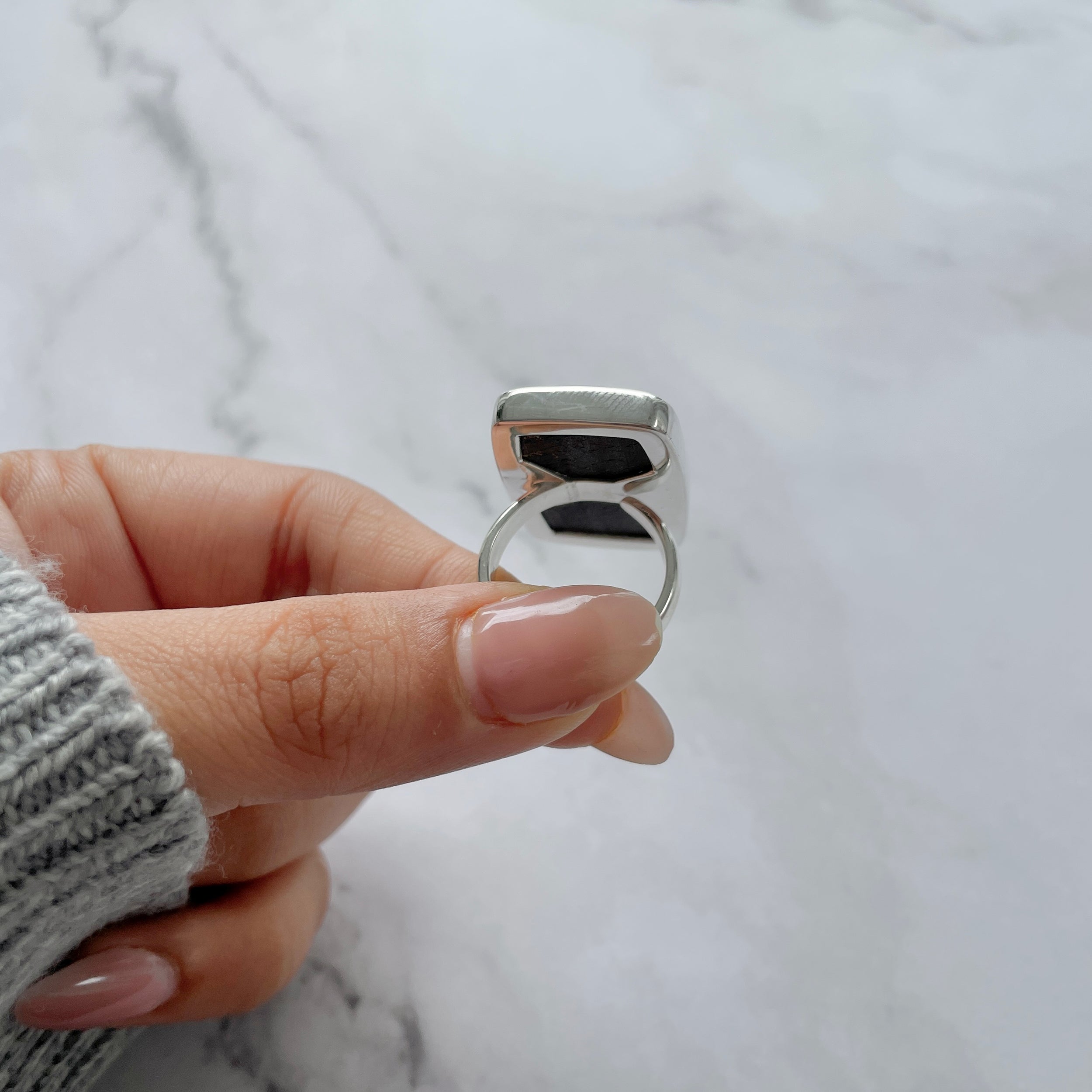 Hypersthene Ring-(HYP-R-12.)