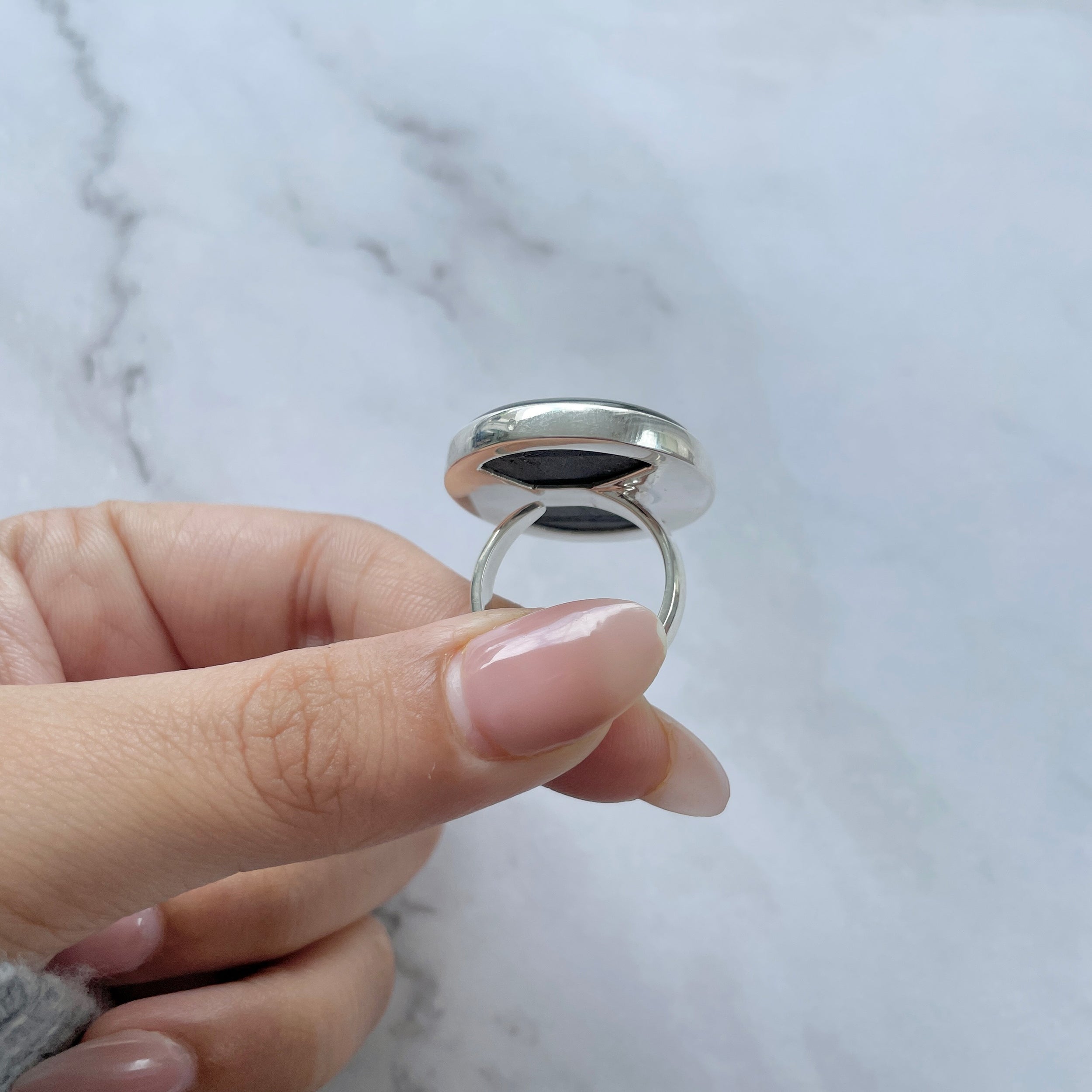 Hypersthene Ring-(HYP-R-13.)