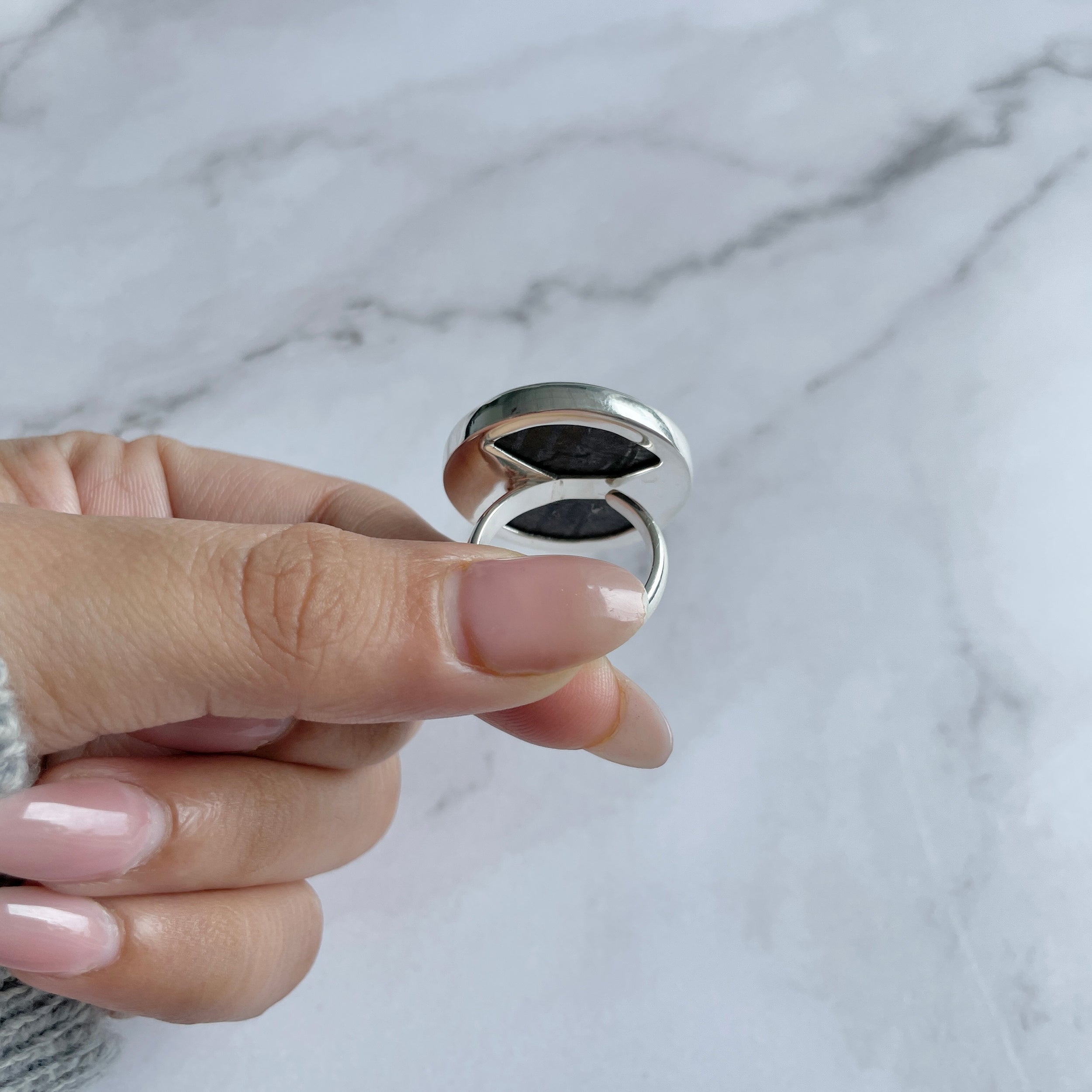 Hypersthene Ring-(HYP-R-14.)