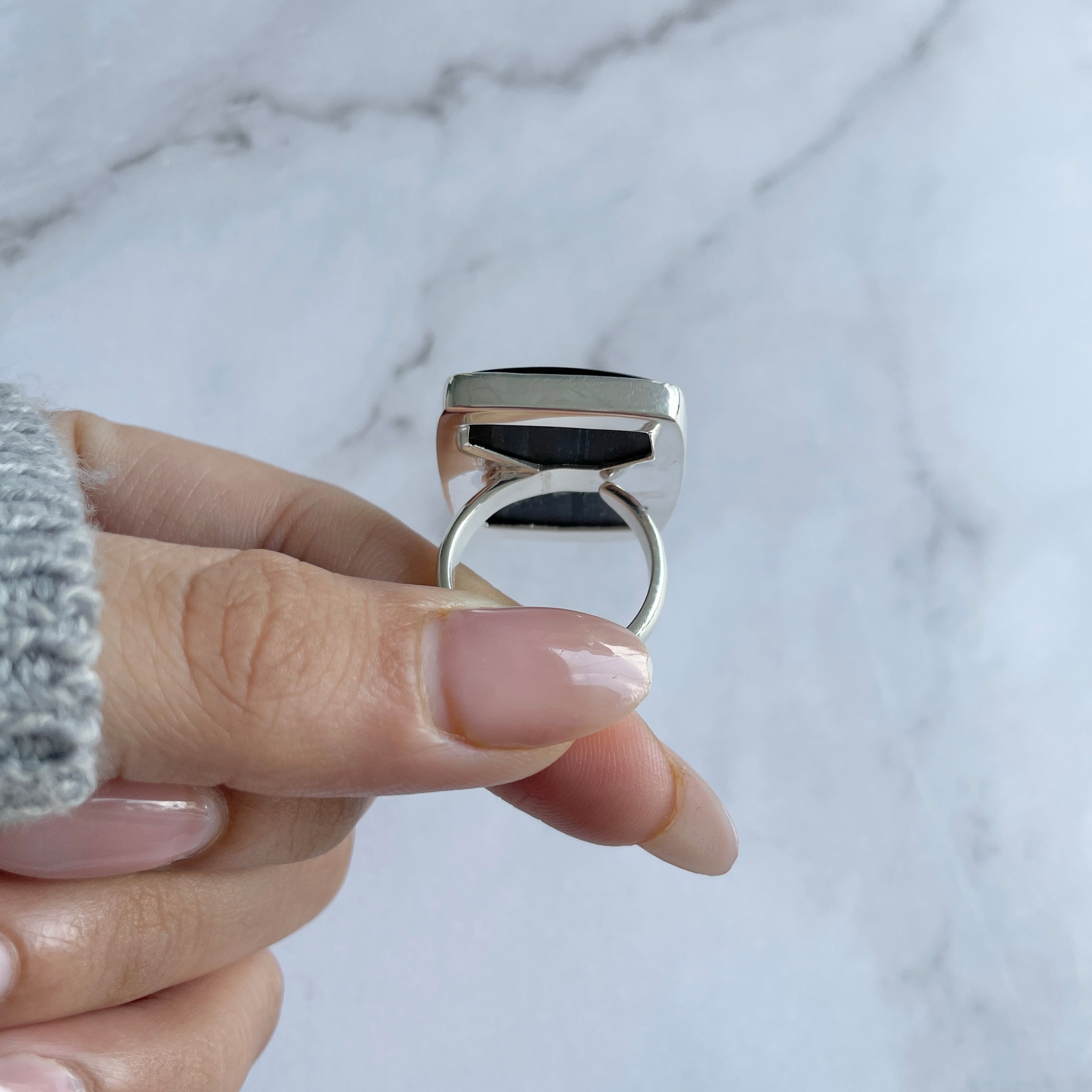 Hypersthene Ring-(HYP-R-15.)