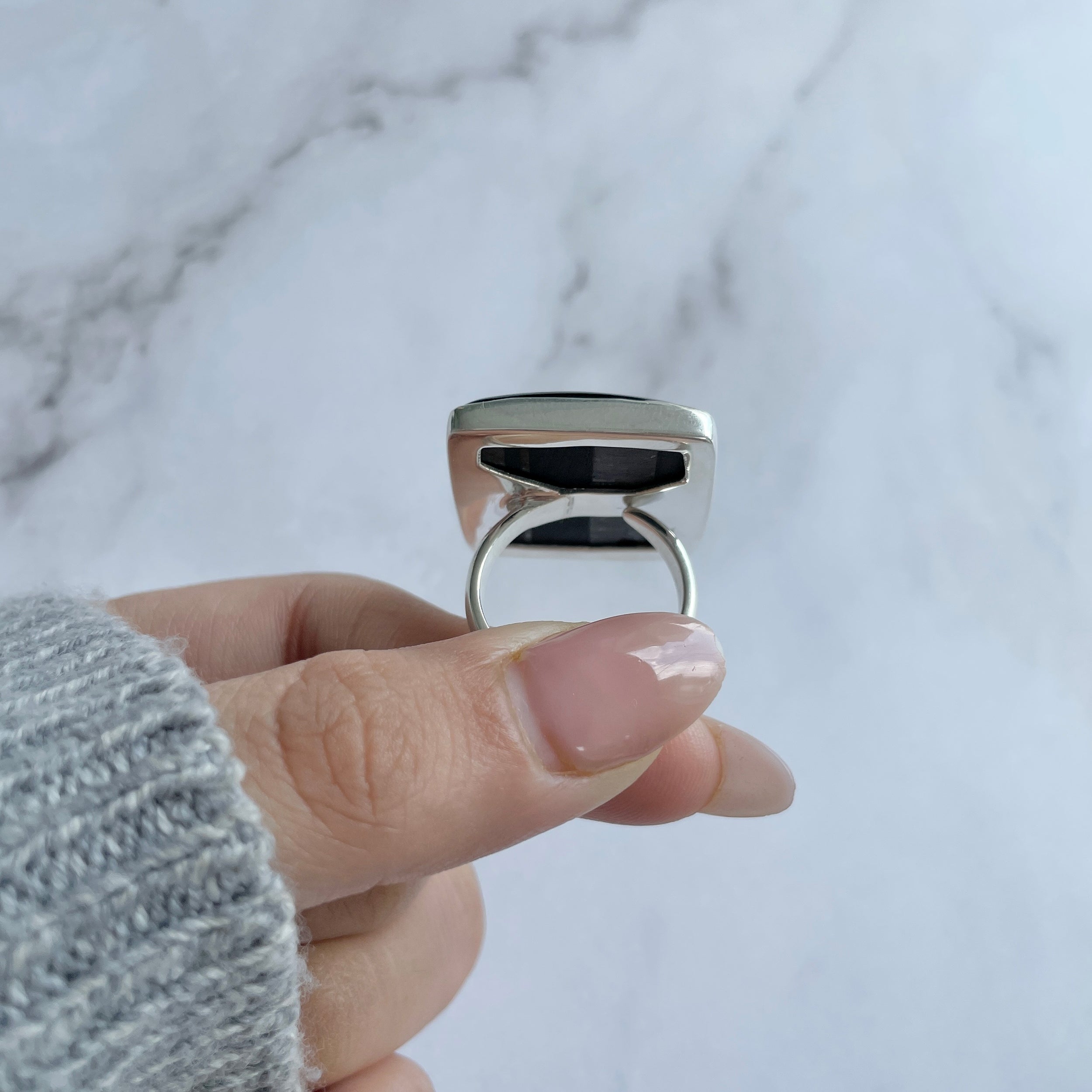 Hypersthene Ring-(HYP-R-16.)