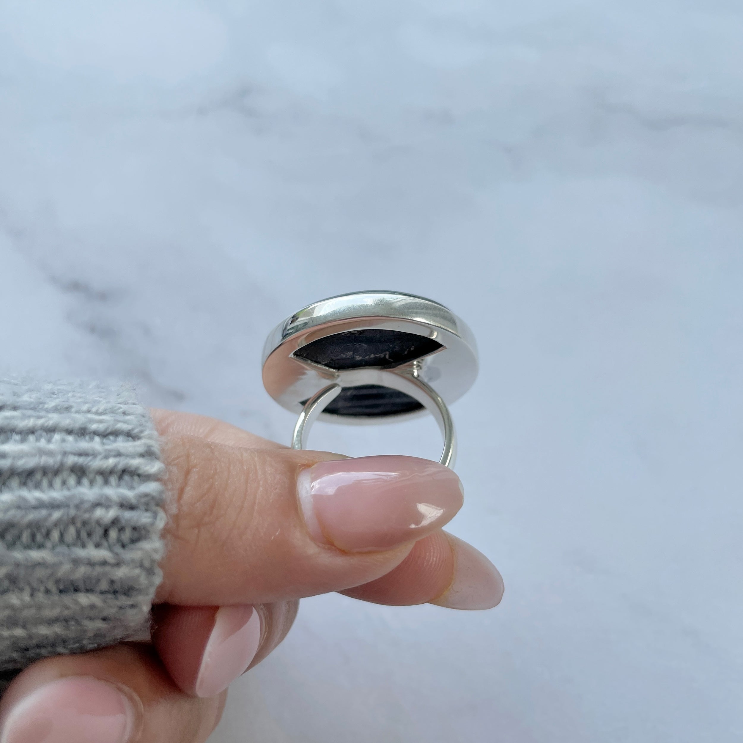 Hypersthene Ring-(HYP-R-17.)