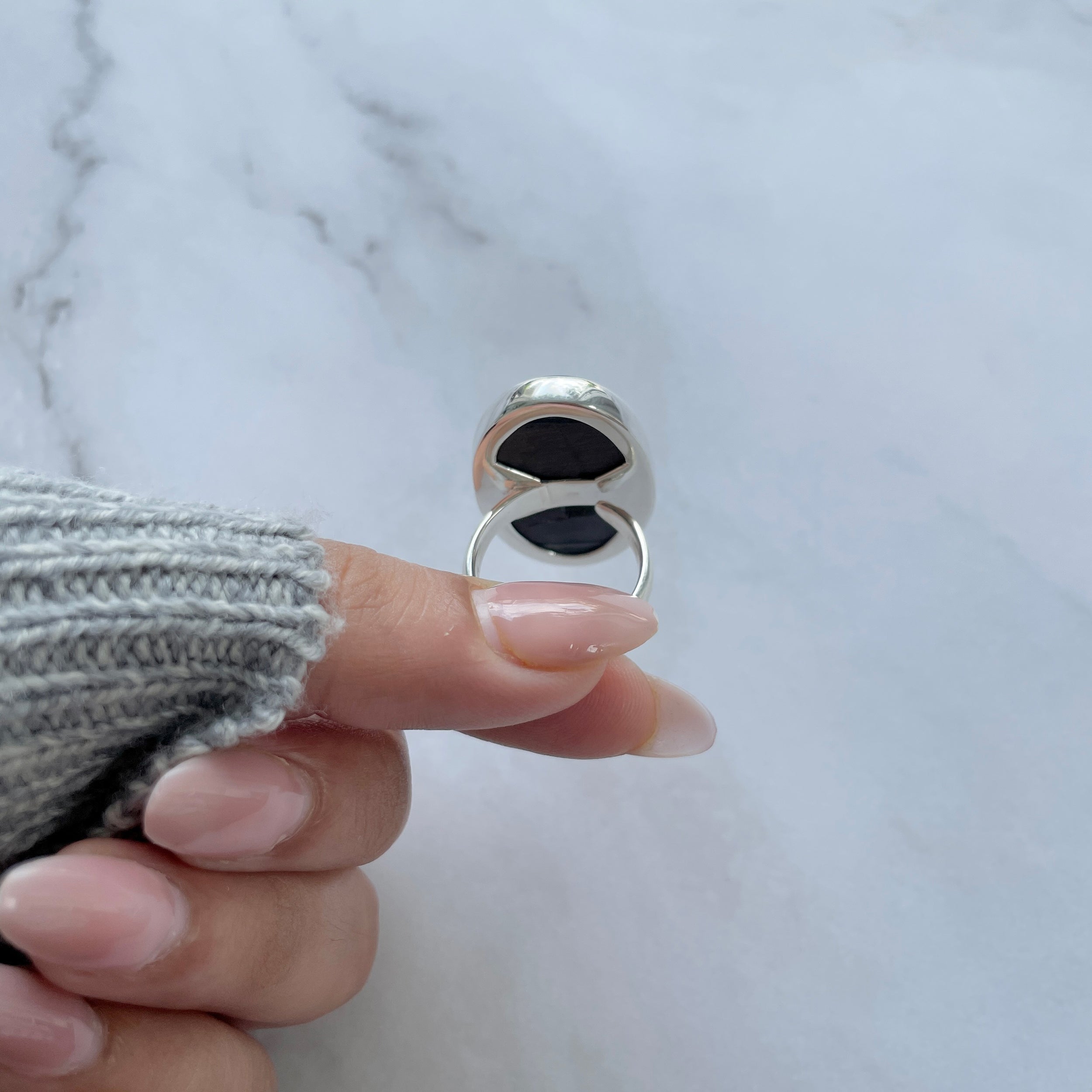 Hypersthene Ring-(HYP-R-19.)