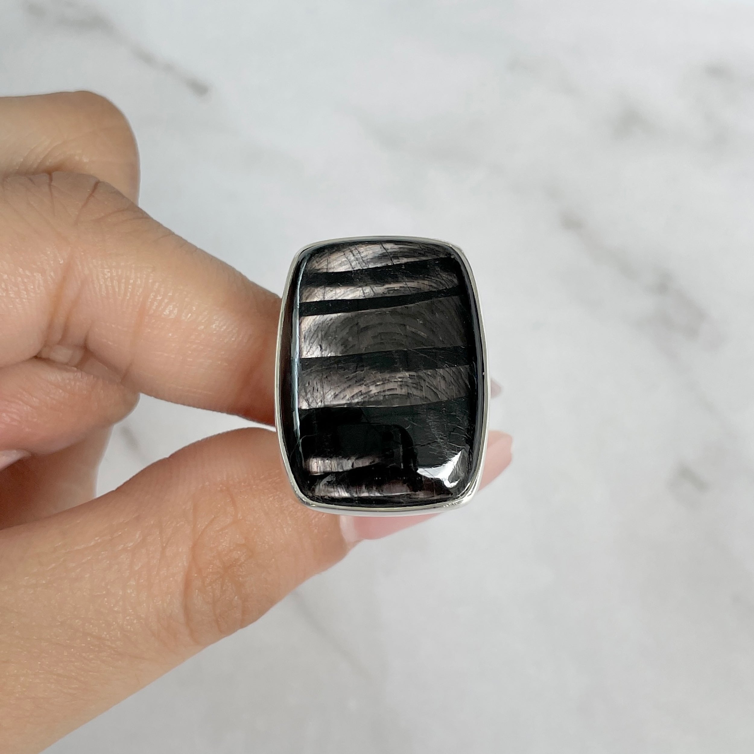 Hypersthene Ring-(HYP-R-2.)