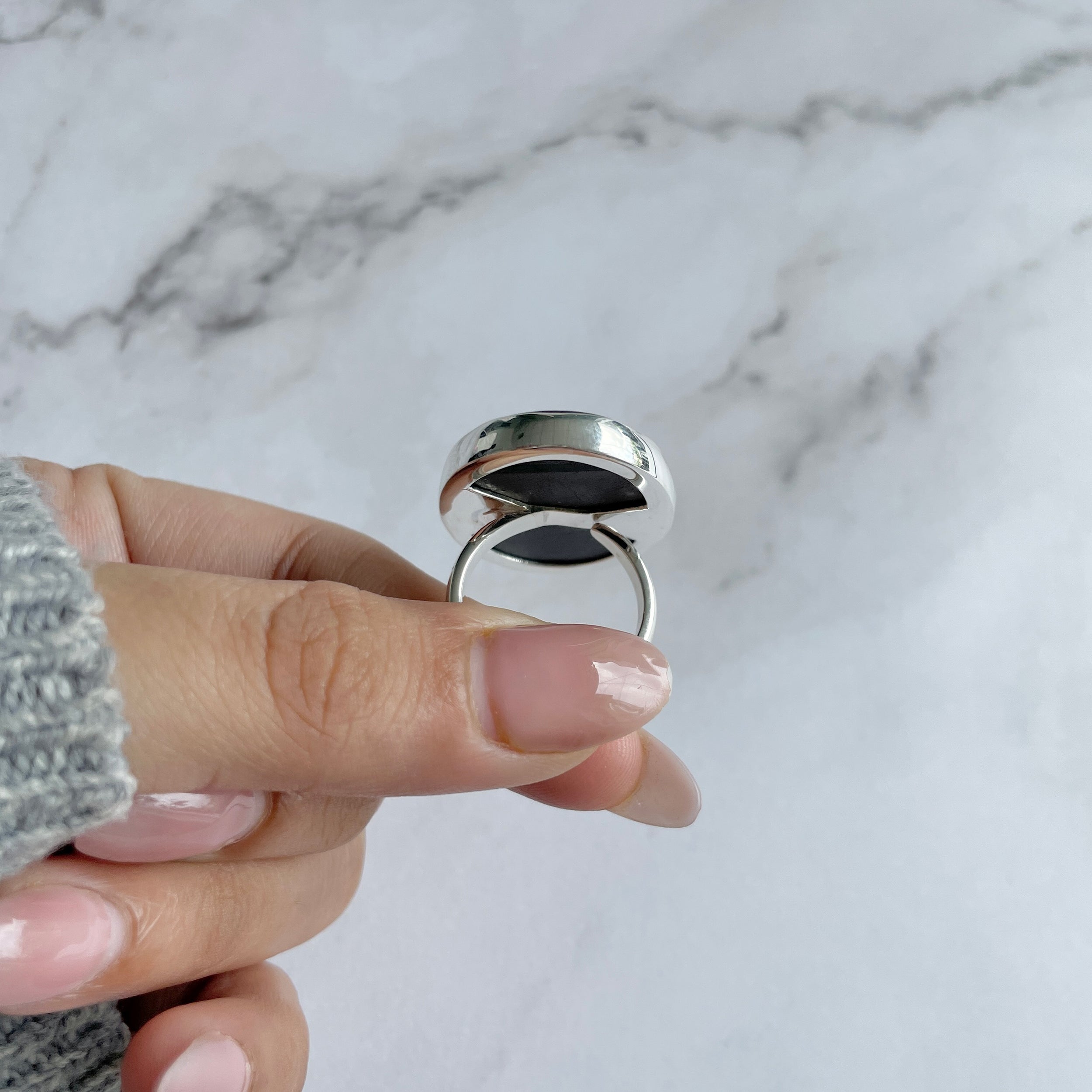 Hypersthene Ring-(HYP-R-21.)