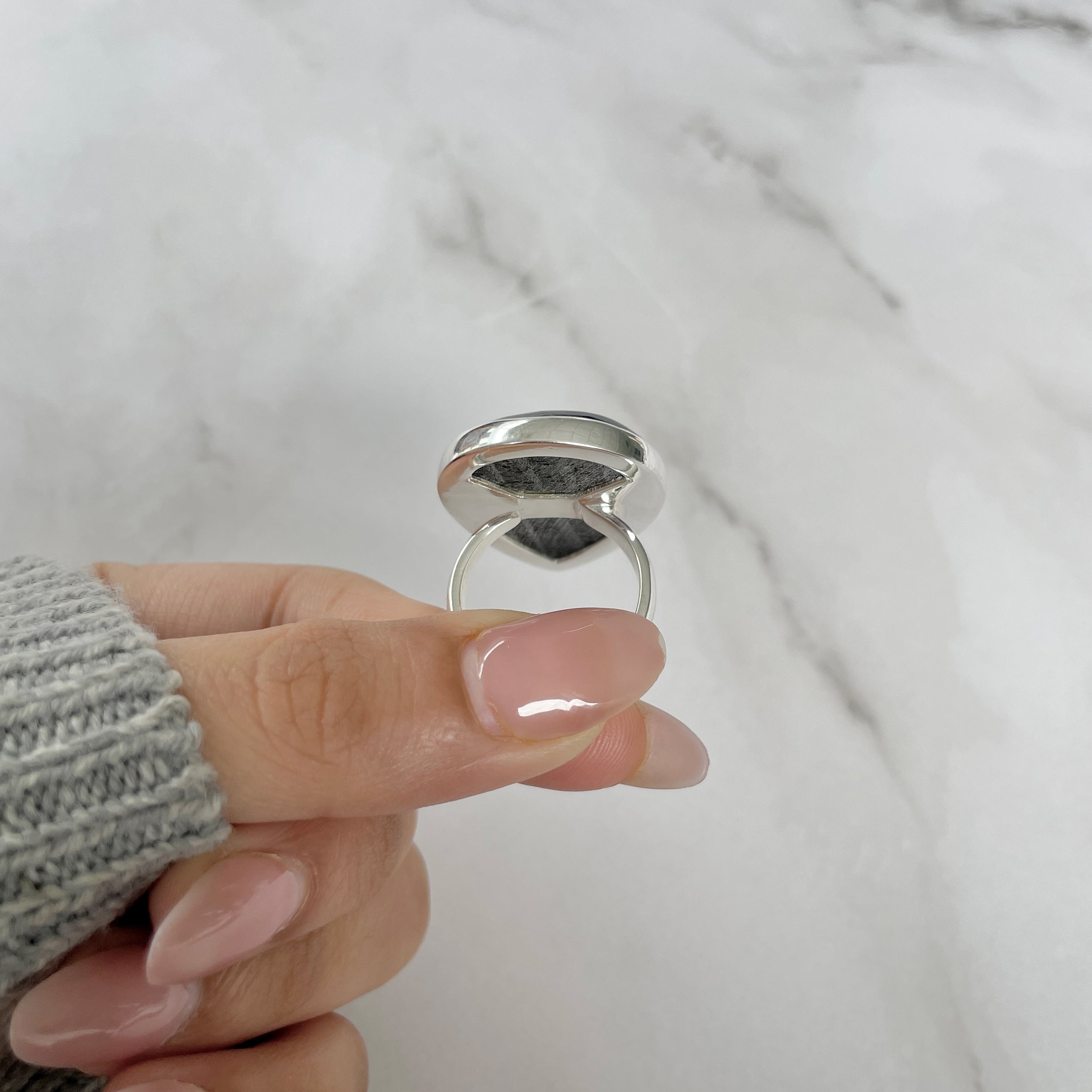 Hypersthene Ring-(HYP-R-22.)