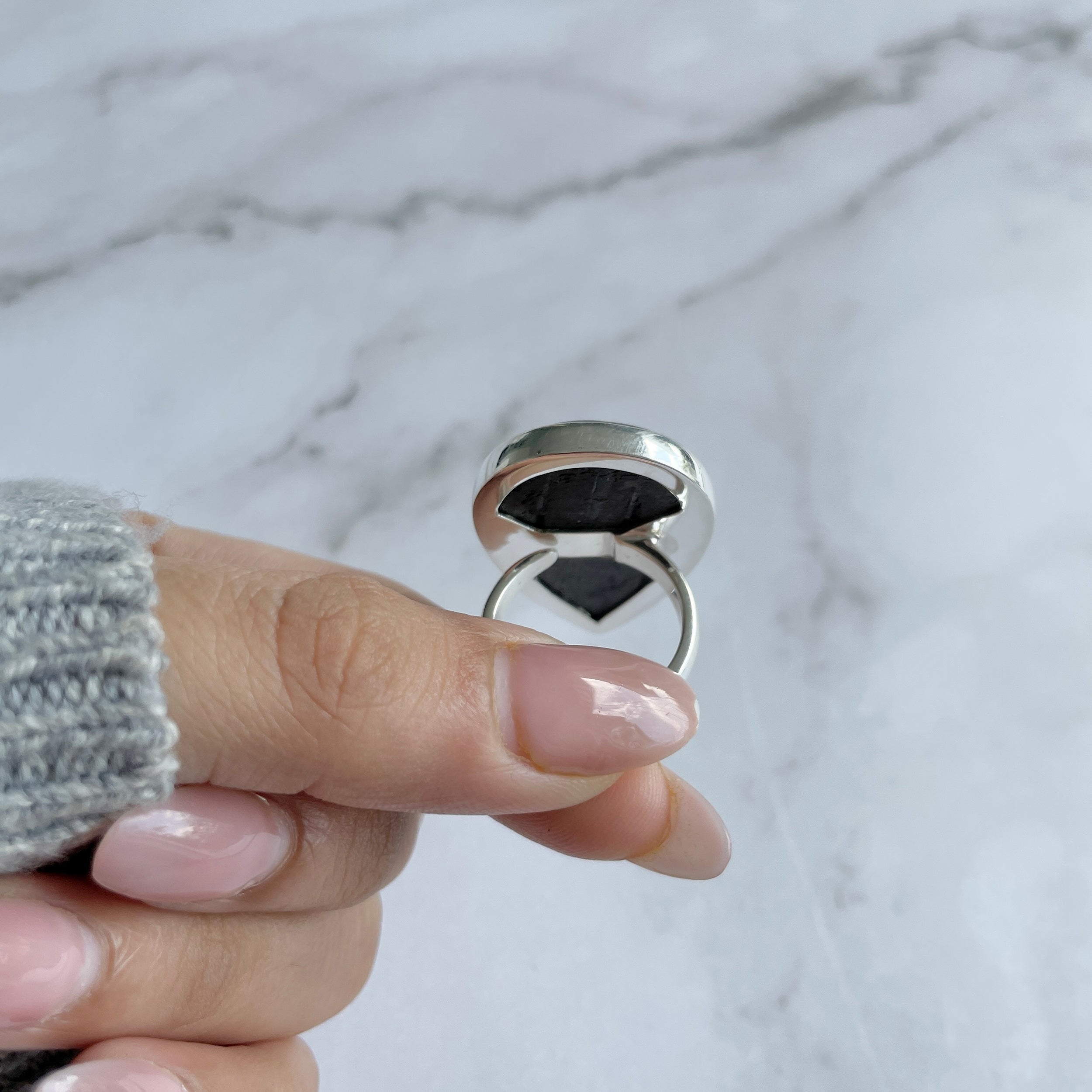 Hypersthene Ring-(HYP-R-25.)