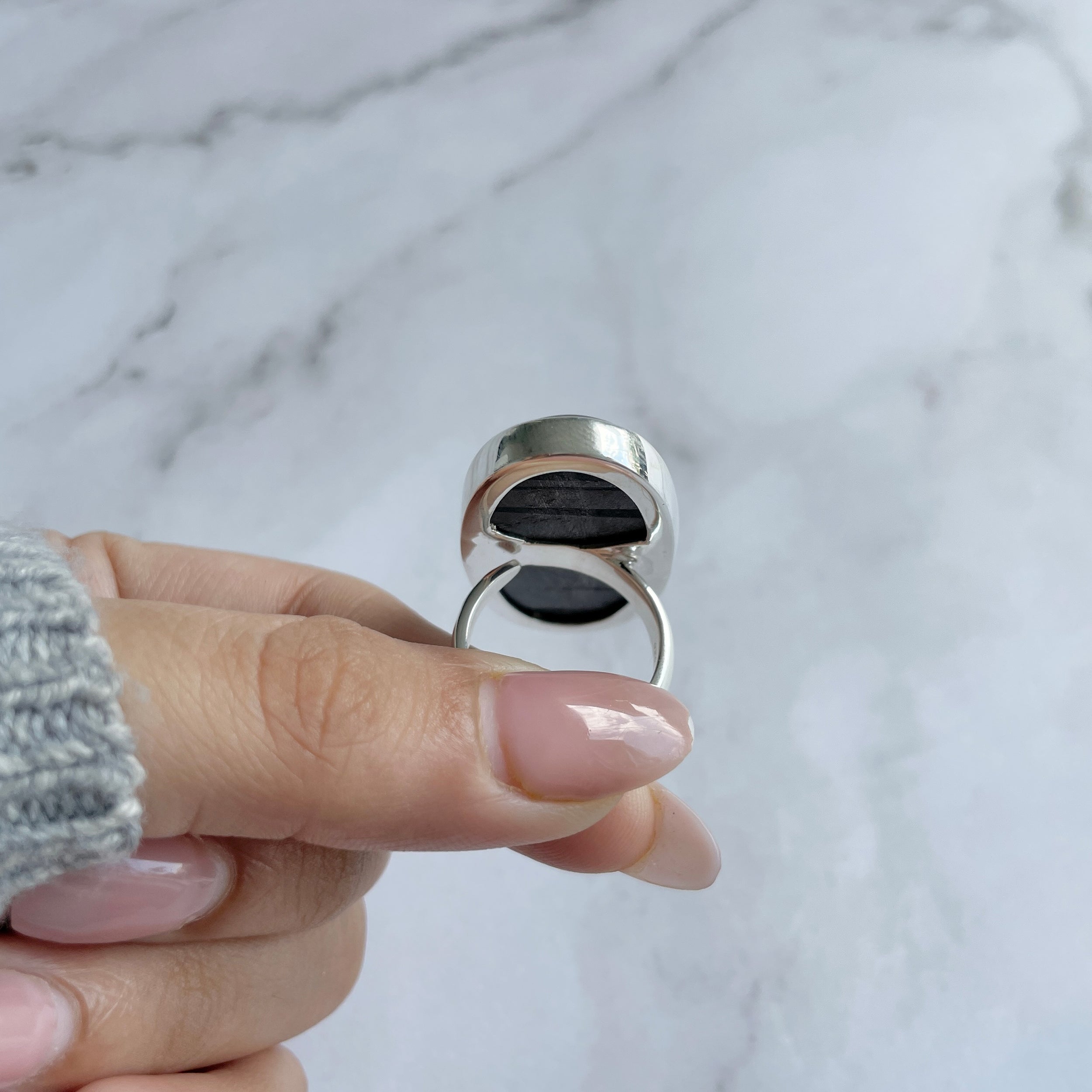 Hypersthene Ring-(HYP-R-26.)