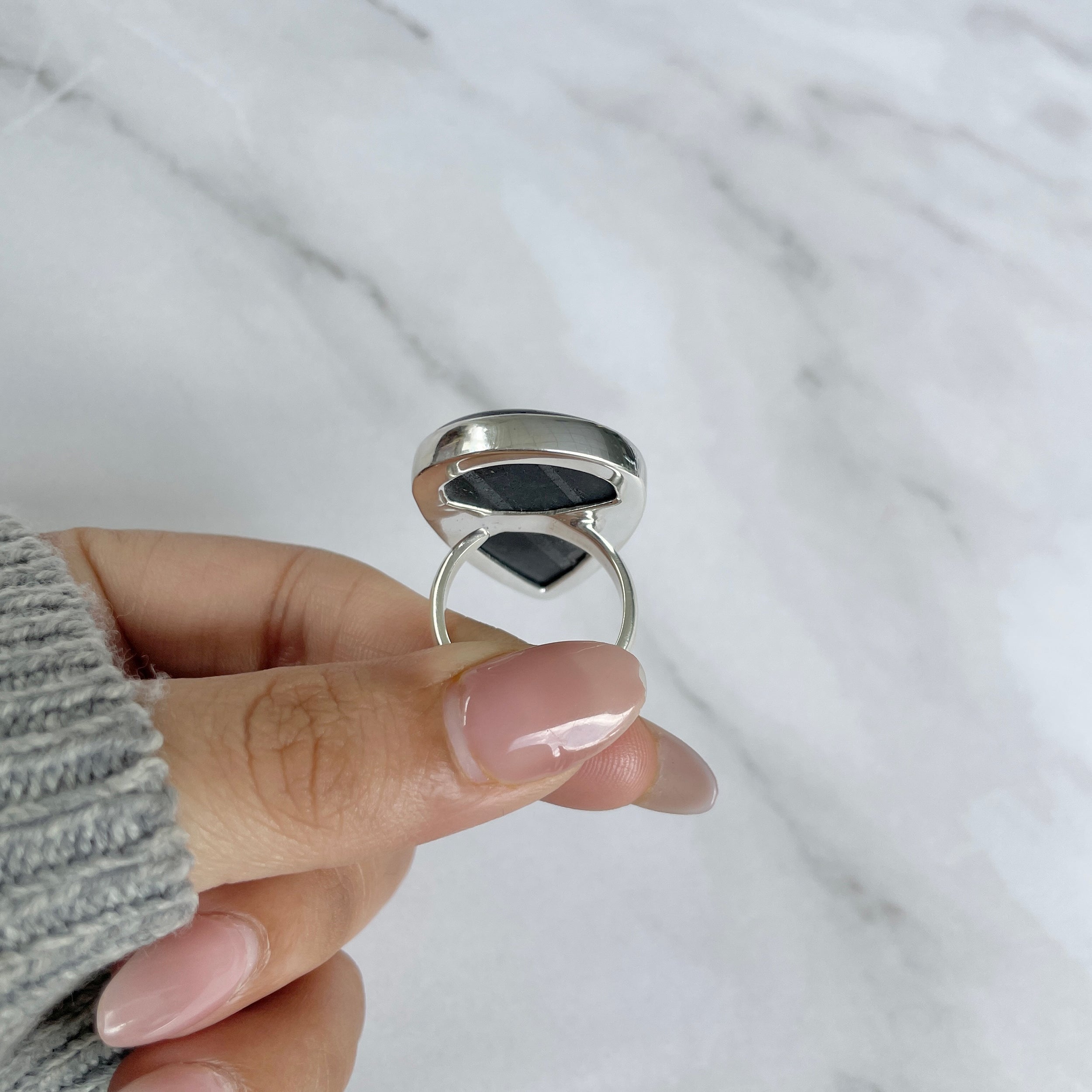 Hypersthene Ring-(HYP-R-29.)