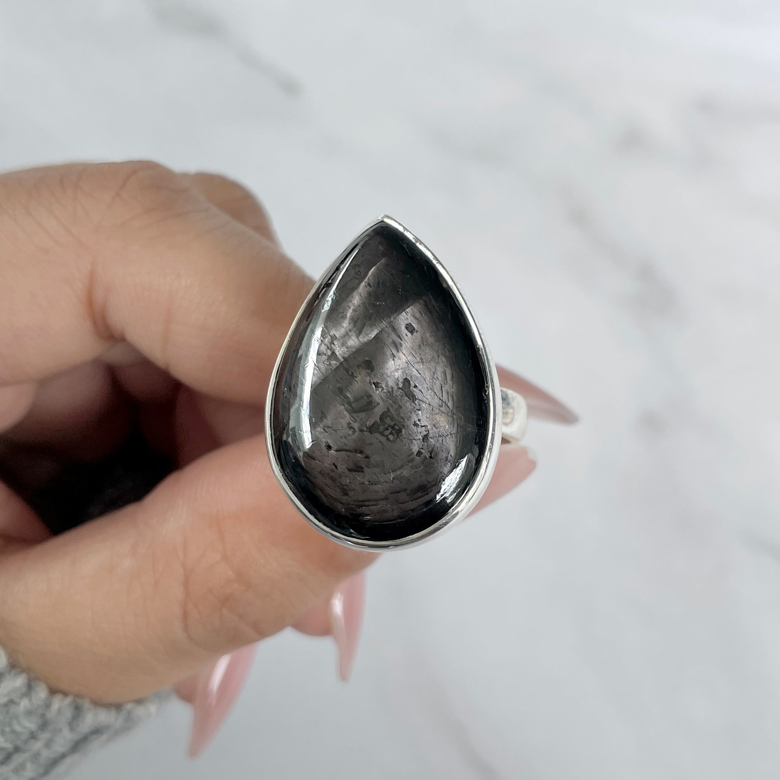 Hypersthene Ring-(HYP-R-3.)