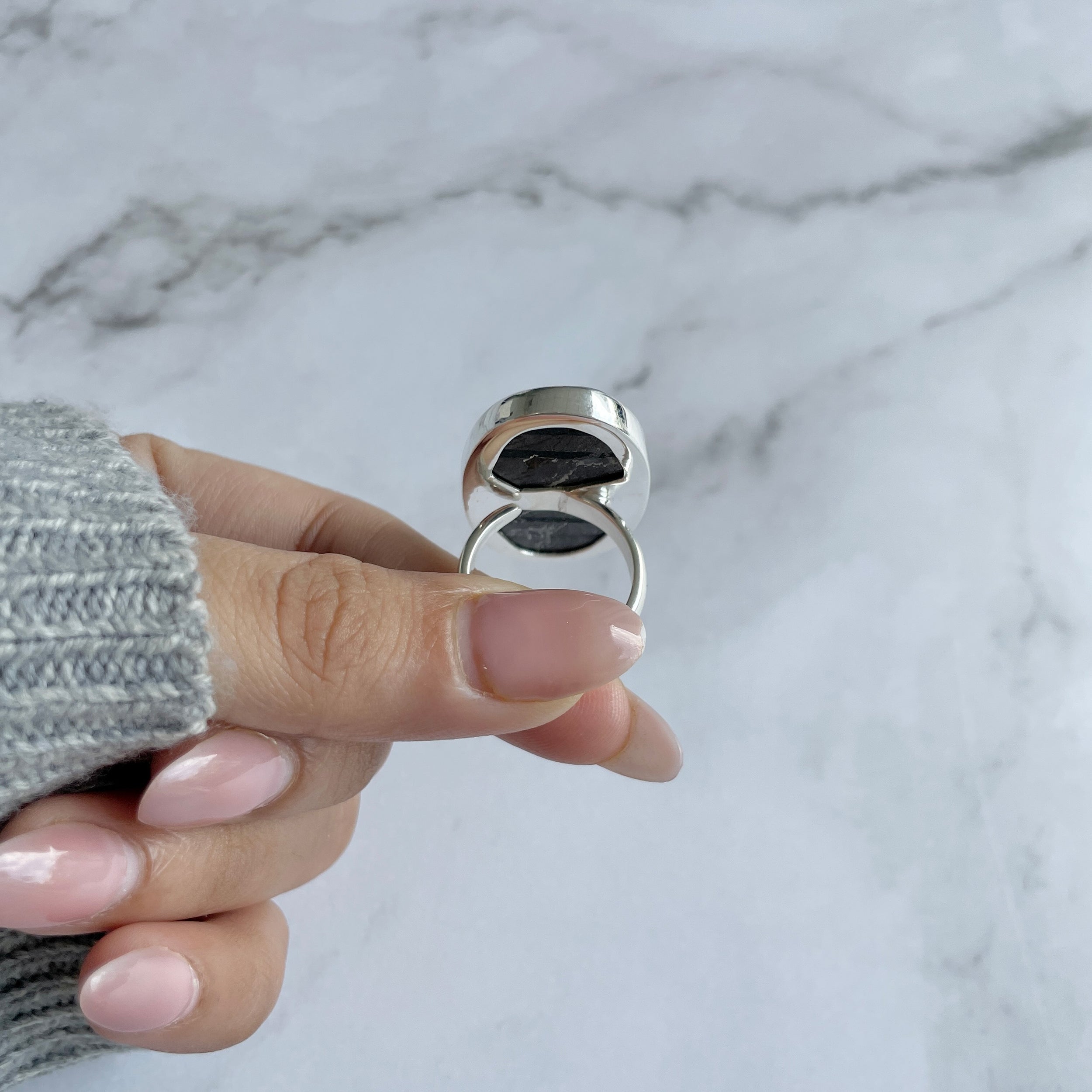 Hypersthene Ring-(HYP-R-30.)