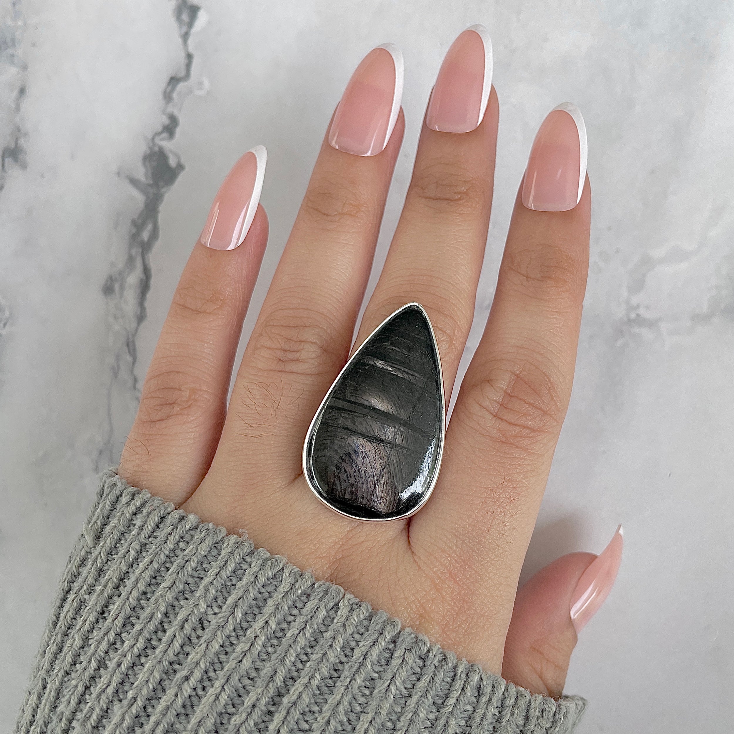 Hypersthene Adjustable Ring-(HYP-R-31.)