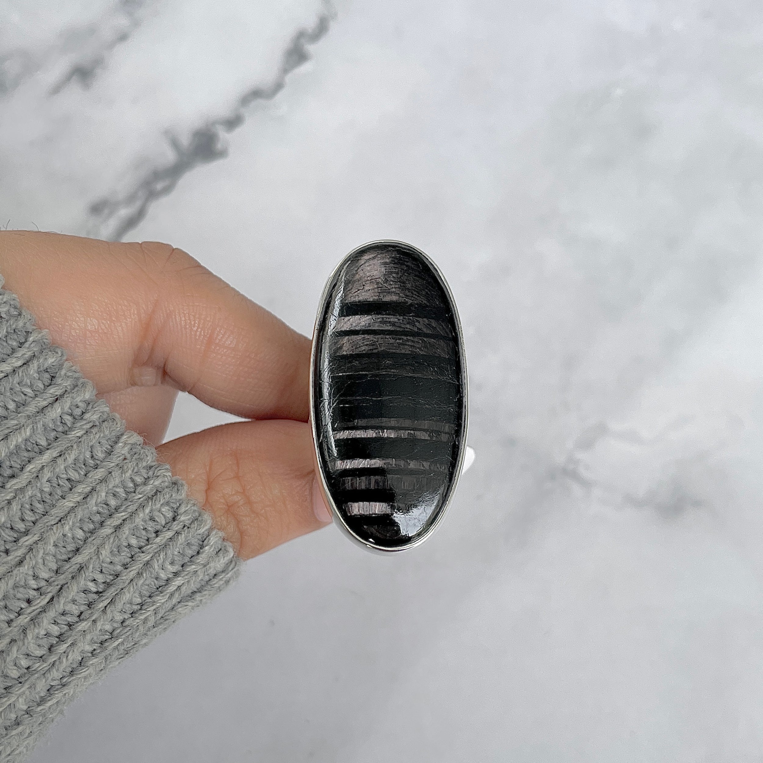 Hypersthene Adjustable Ring-(HYP-R-33.)