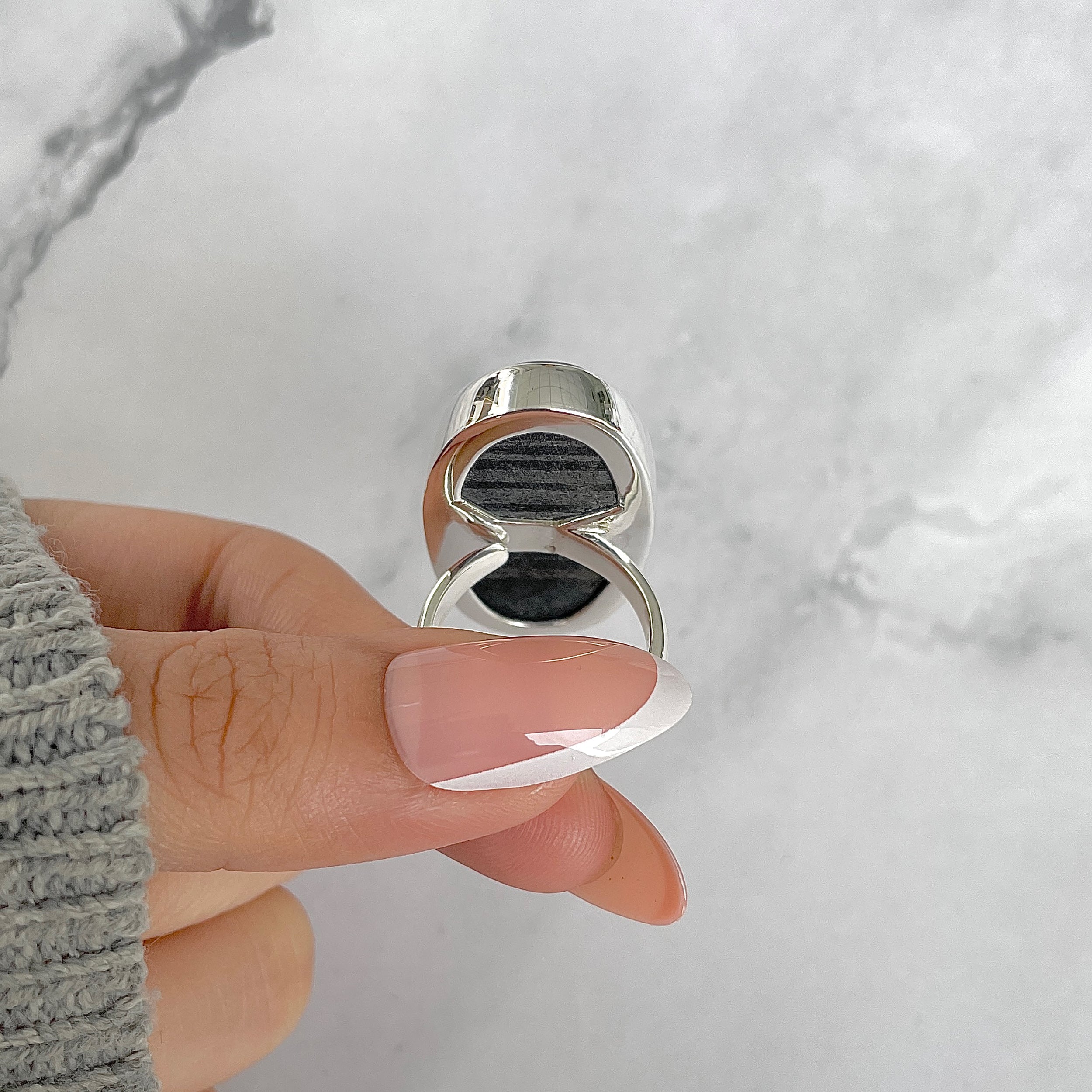 Hypersthene Adjustable Ring-(HYP-R-33.)