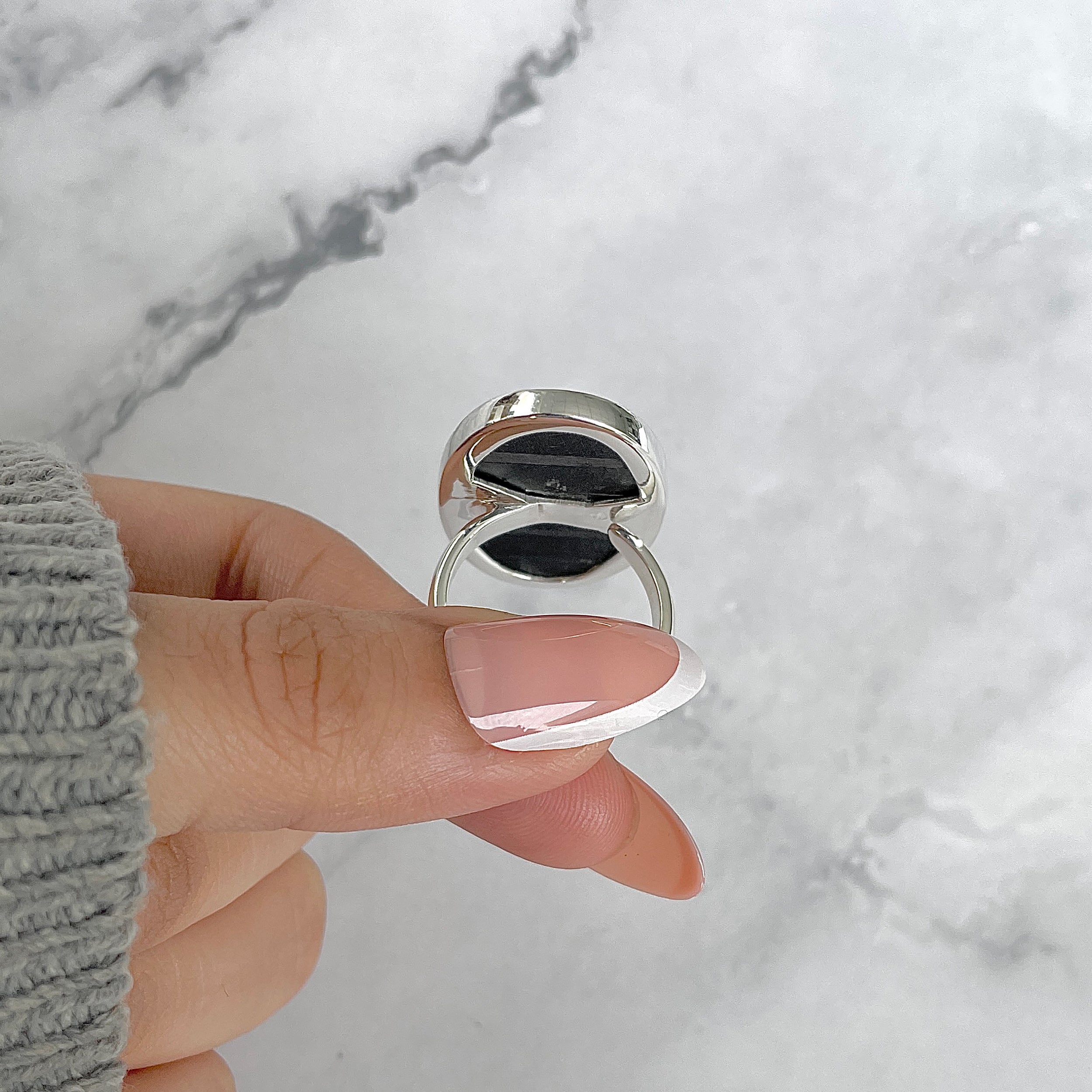 Hypersthene Adjustable Ring-(HYP-R-35.)