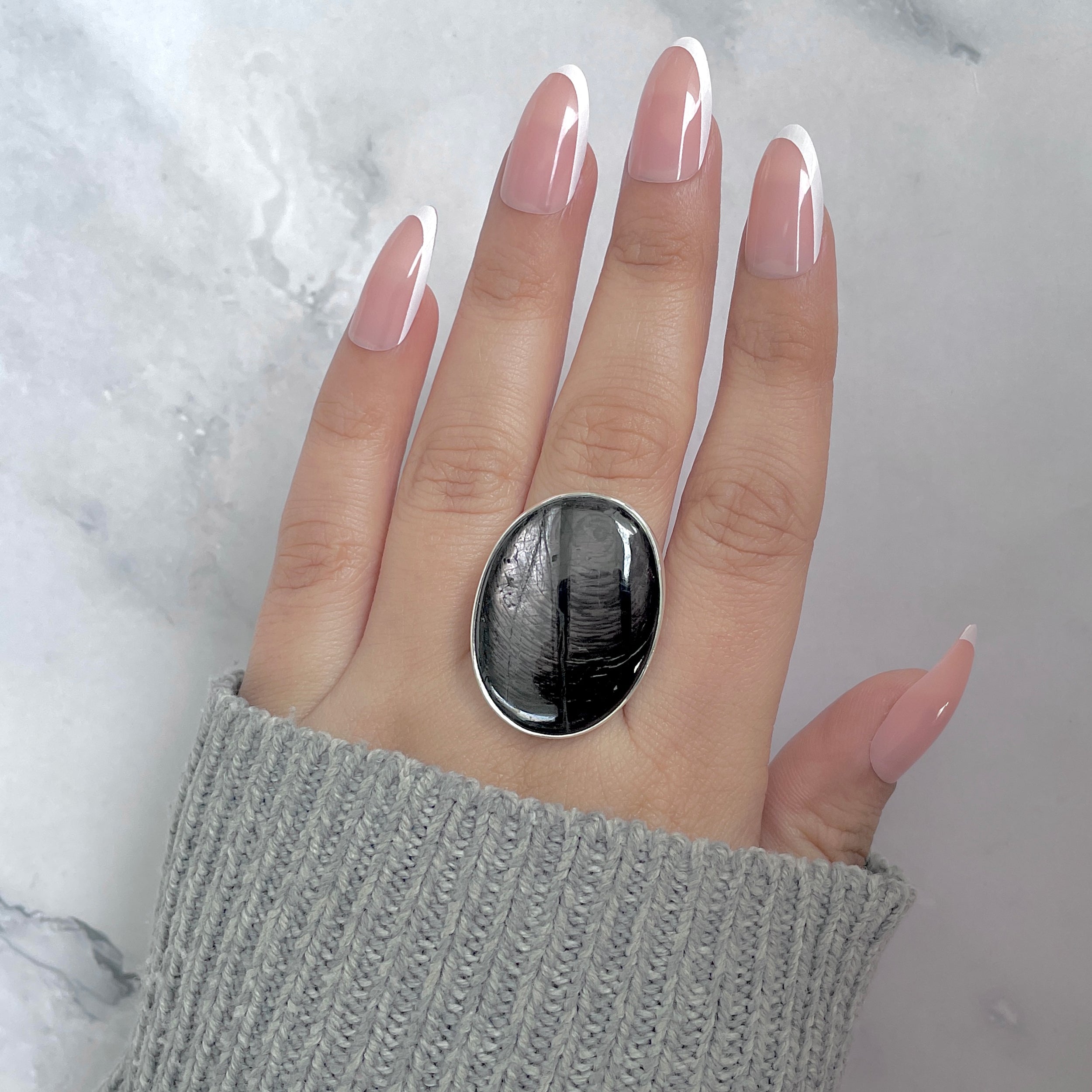 Hypersthene Adjustable Ring-(HYP-R-37.)