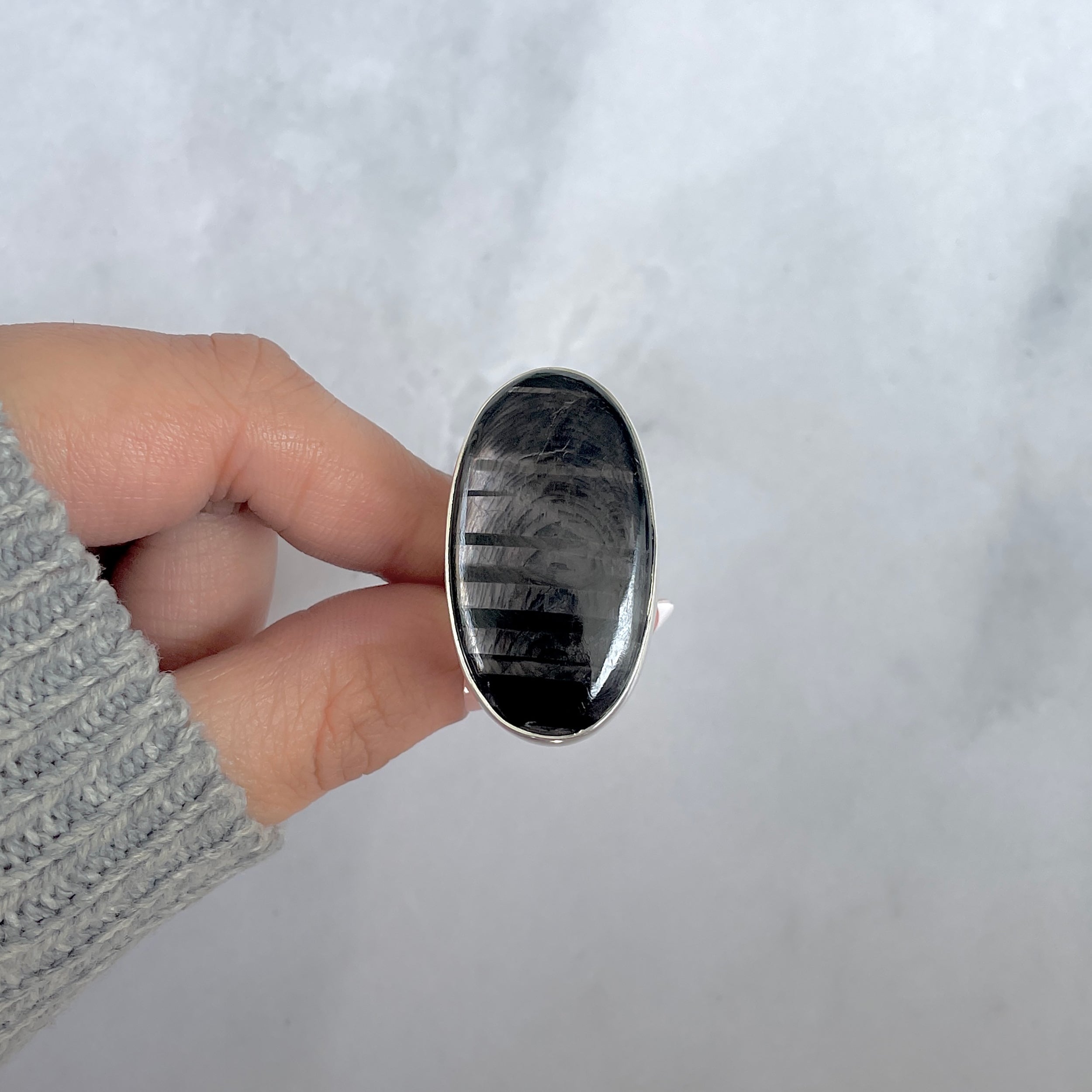 Hypersthene Adjustable Ring-(HYP-R-38.)