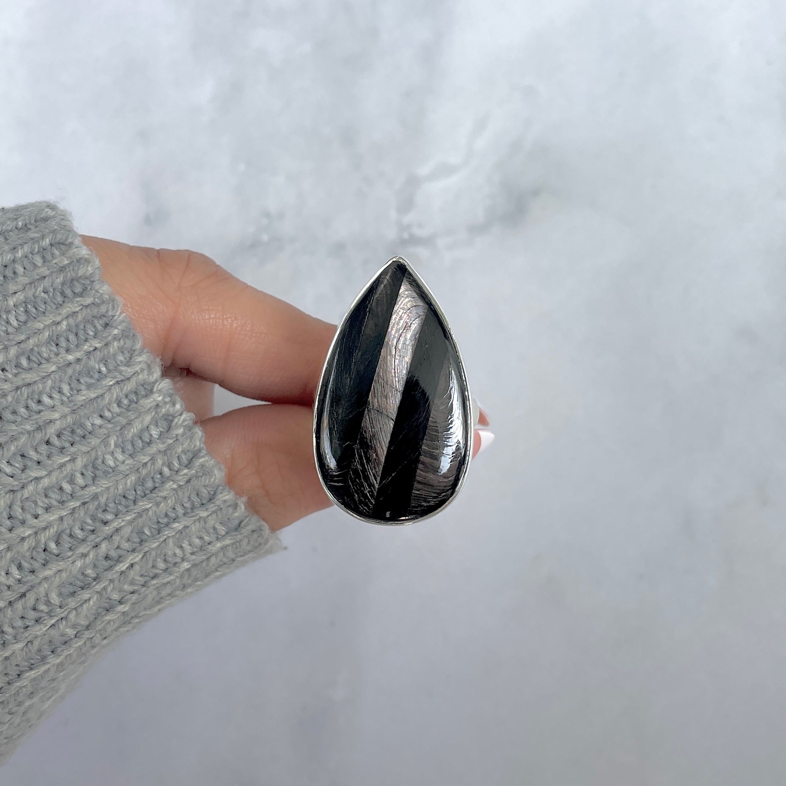 Hypersthene Adjustable Ring-(HYP-R-41.)