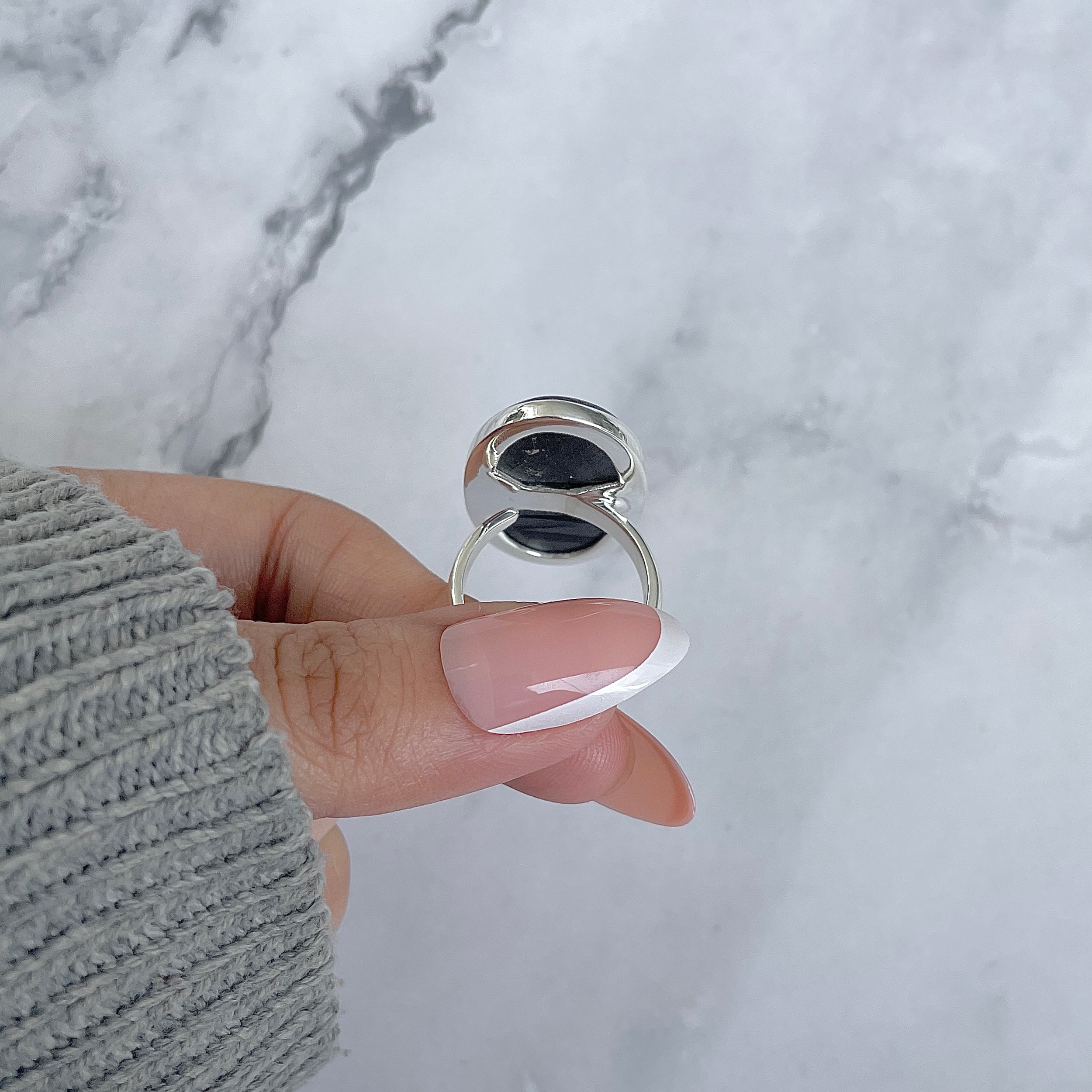 Hypersthene Adjustable Ring-(HYP-R-44.)