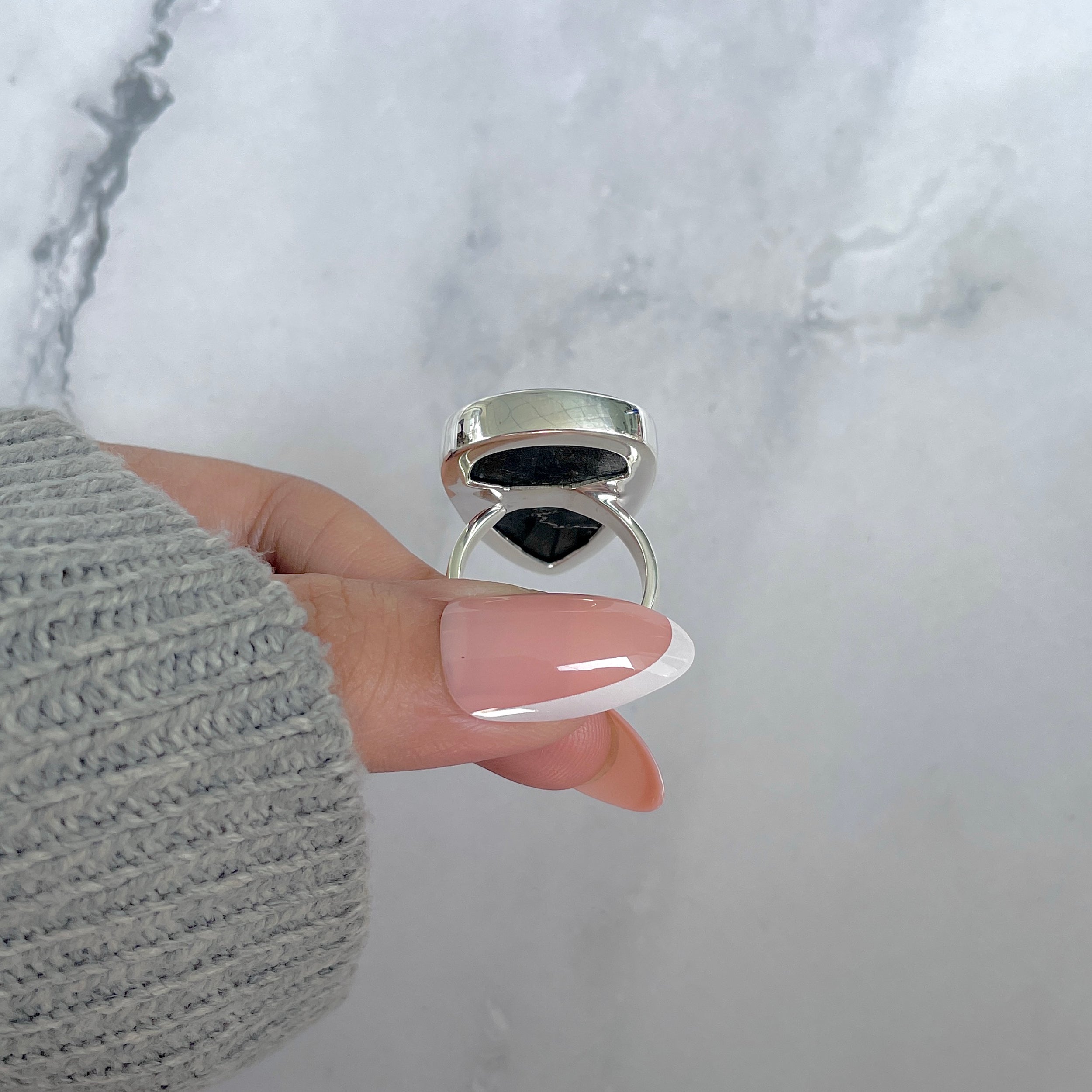 Hypersthene Adjustable Ring-(HYP-R-47.)