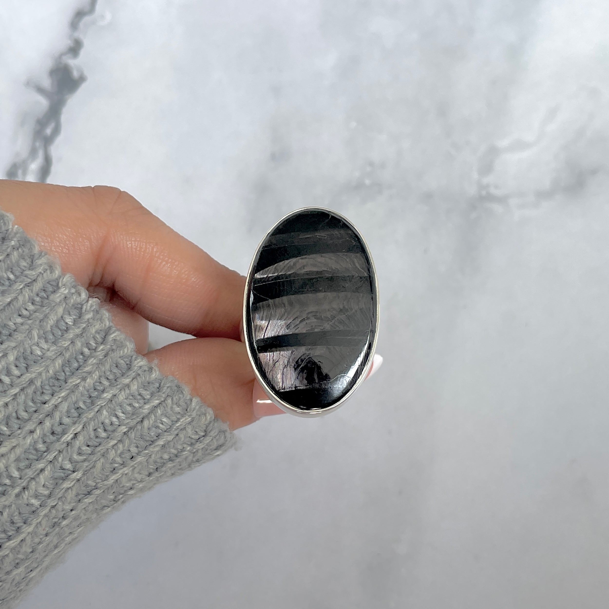Hypersthene Adjustable Ring-(HYP-R-50.)