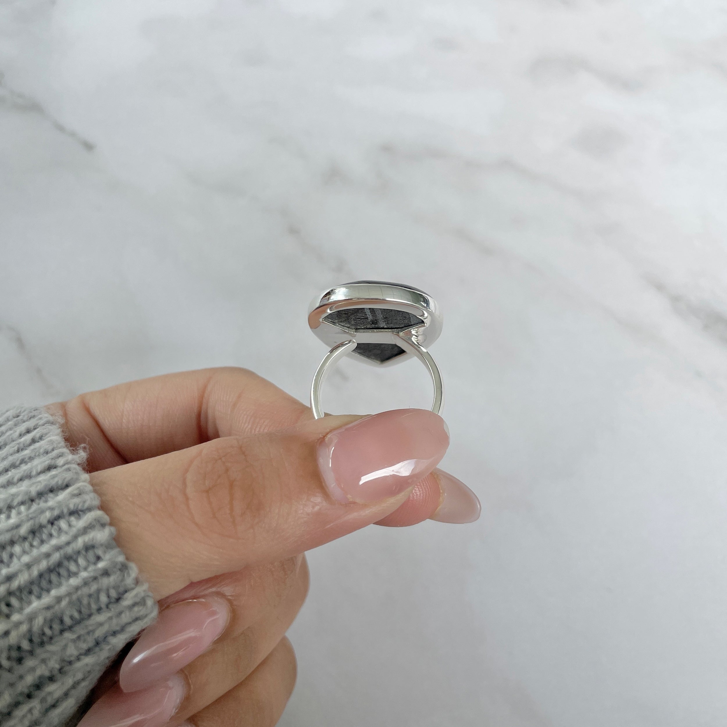 Hypersthene Ring-(HYP-R-6.)