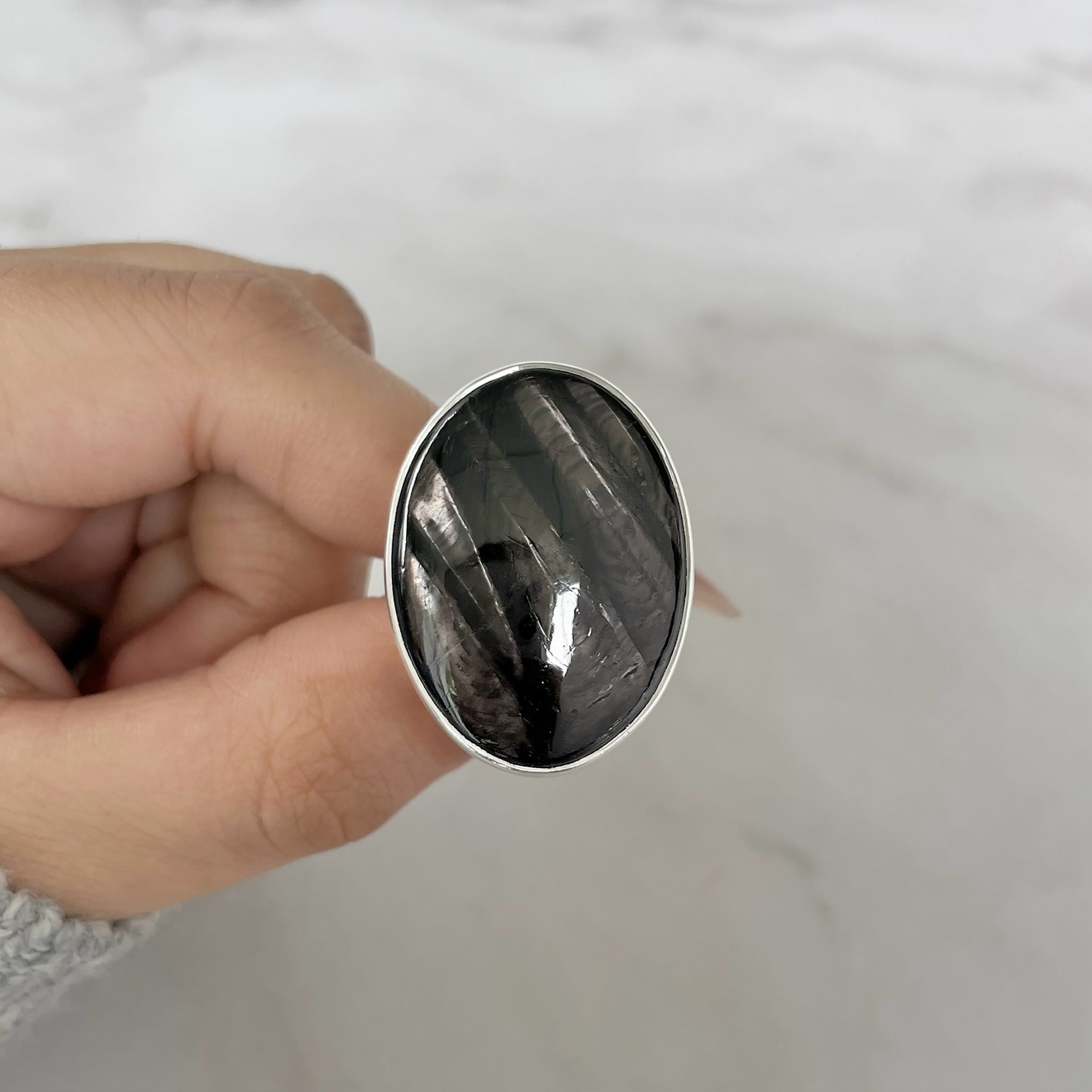 Hypersthene Adjustable Ring-(HYP-R-9.)