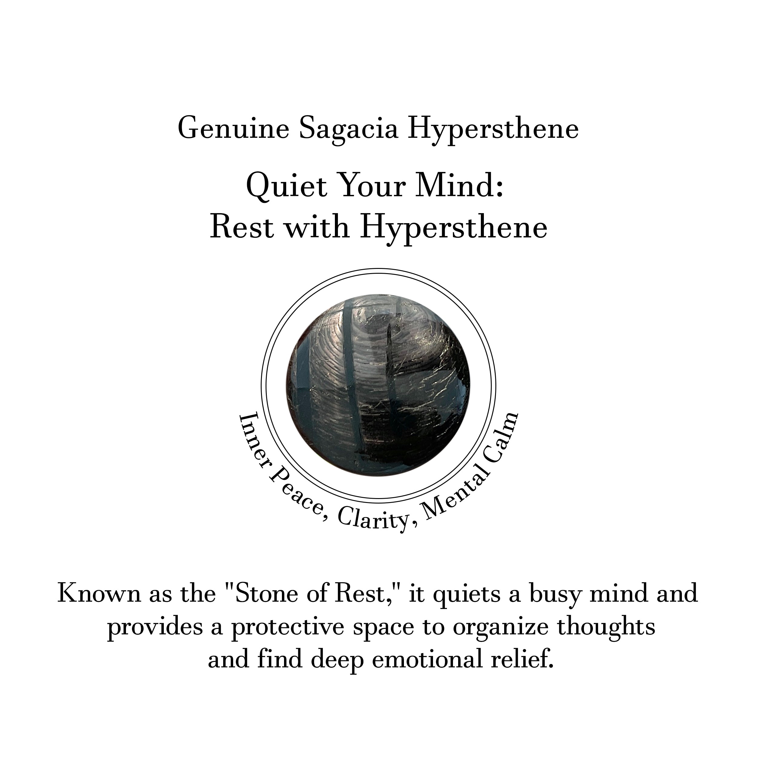 Hypersthene Pendant-(HYP-P-11.)