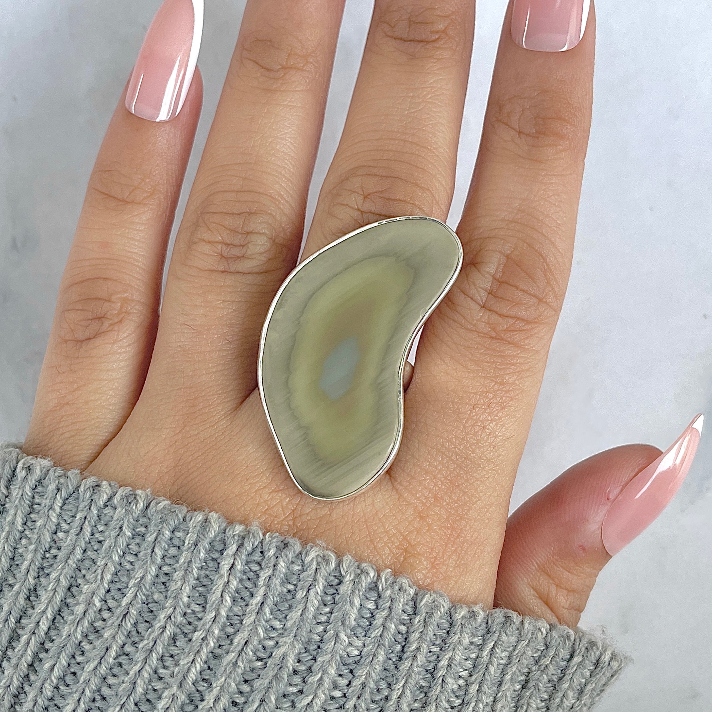 Imperial Jasper Adjustable Ring-(IPJ-R-1.)