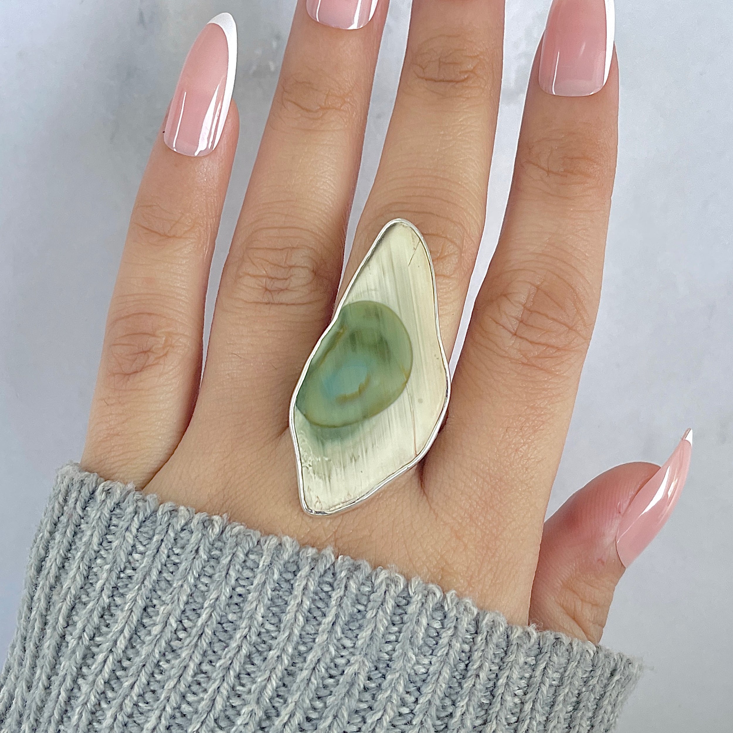 Imperial Jasper Adjustable Ring-(IPJ-R-11.)