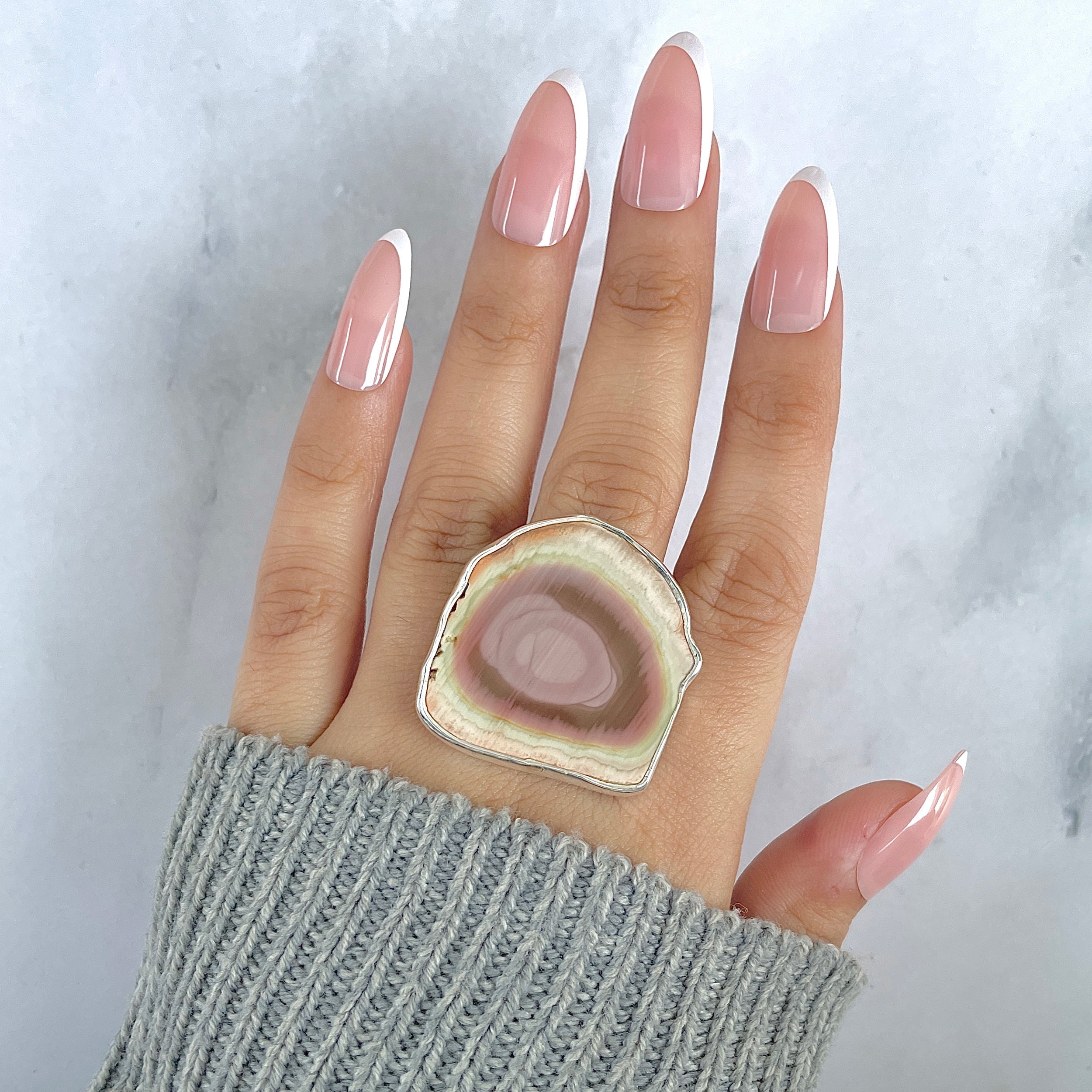 Imperial Jasper Adjustable Ring-(IPJ-R-12.)