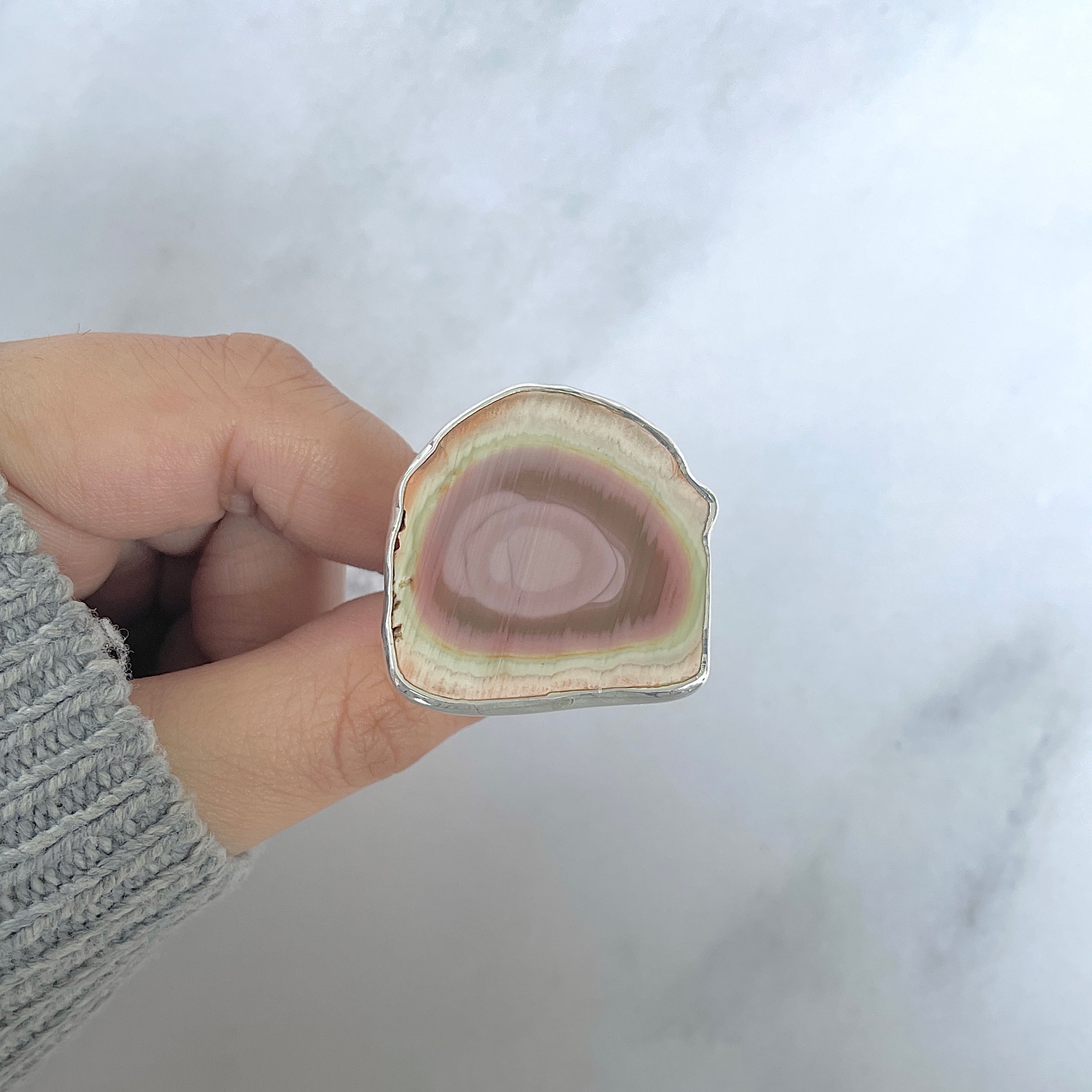 Imperial Jasper Adjustable Ring-(IPJ-R-12.)