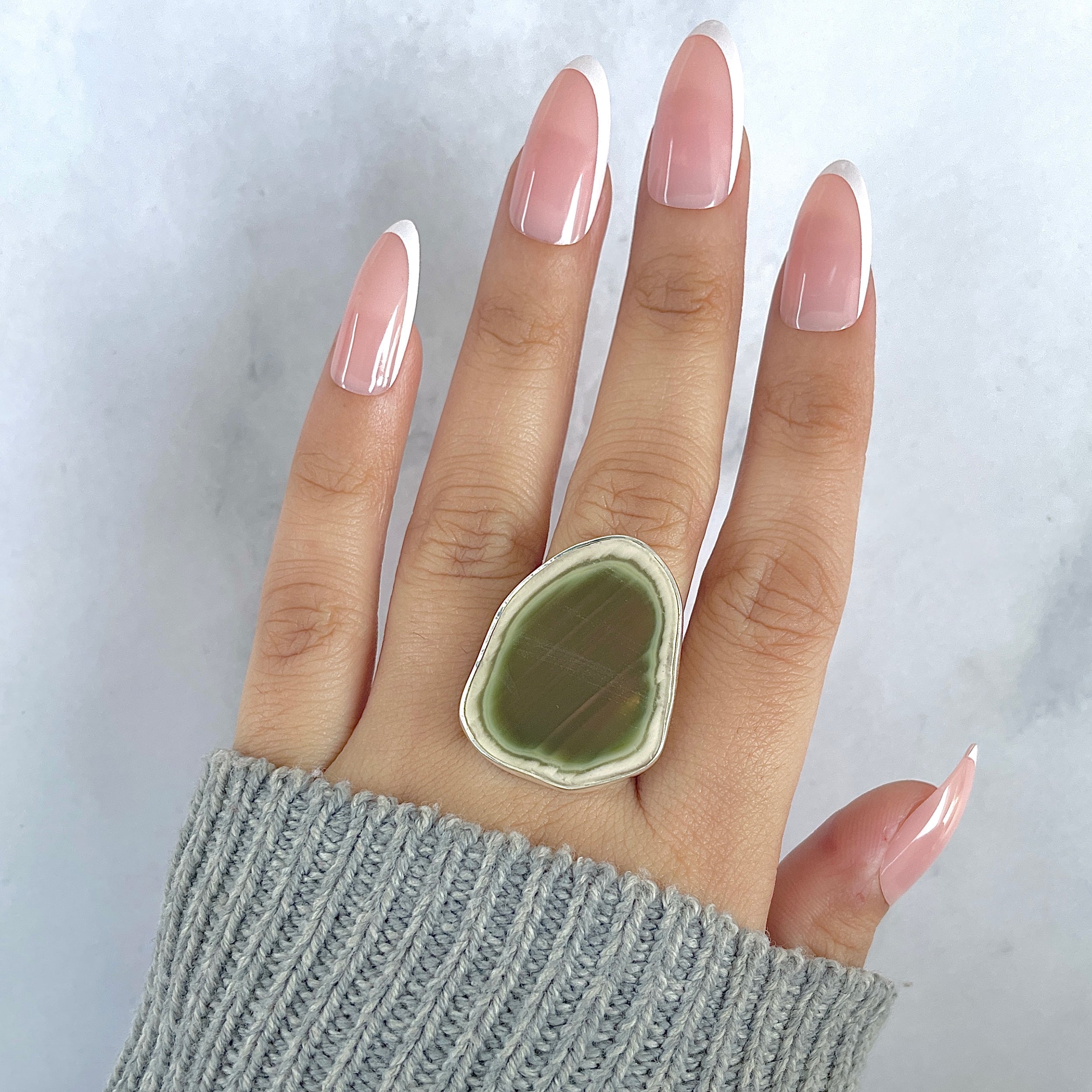 Imperial Jasper Adjustable Ring-(IPJ-R-13.)