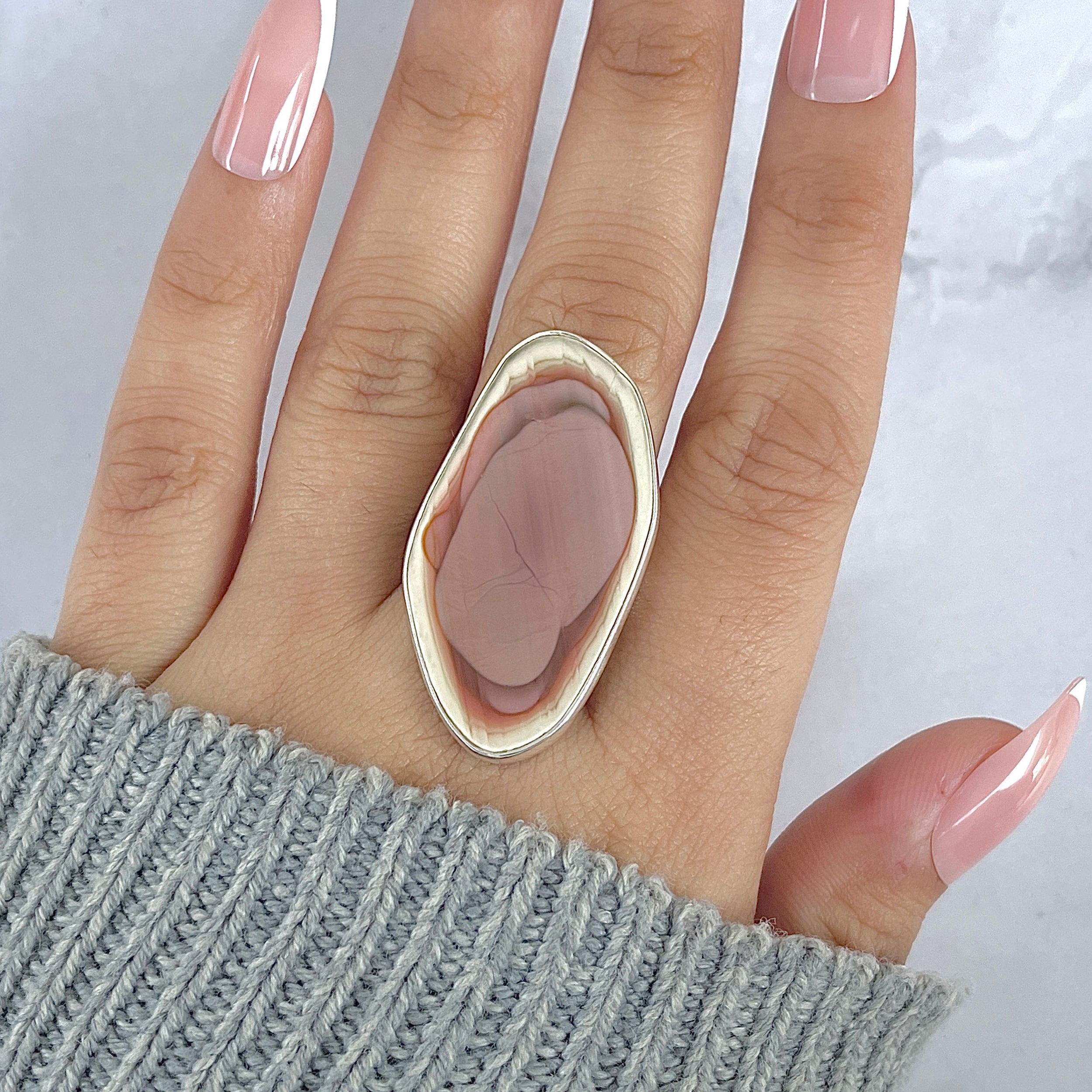 Imperial Jasper Adjustable Ring-(IPJ-R-14.)