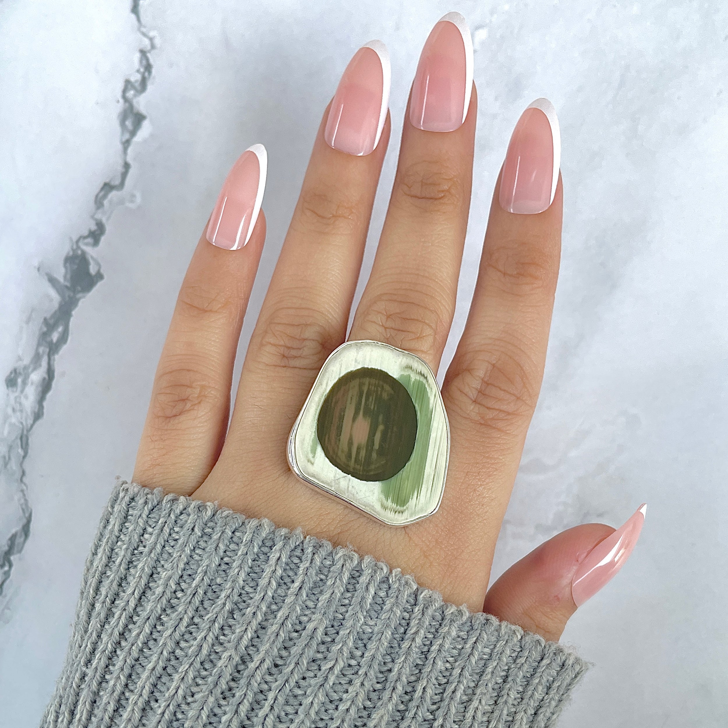 Imperial Jasper Adjustable Ring-(IPJ-R-15.)