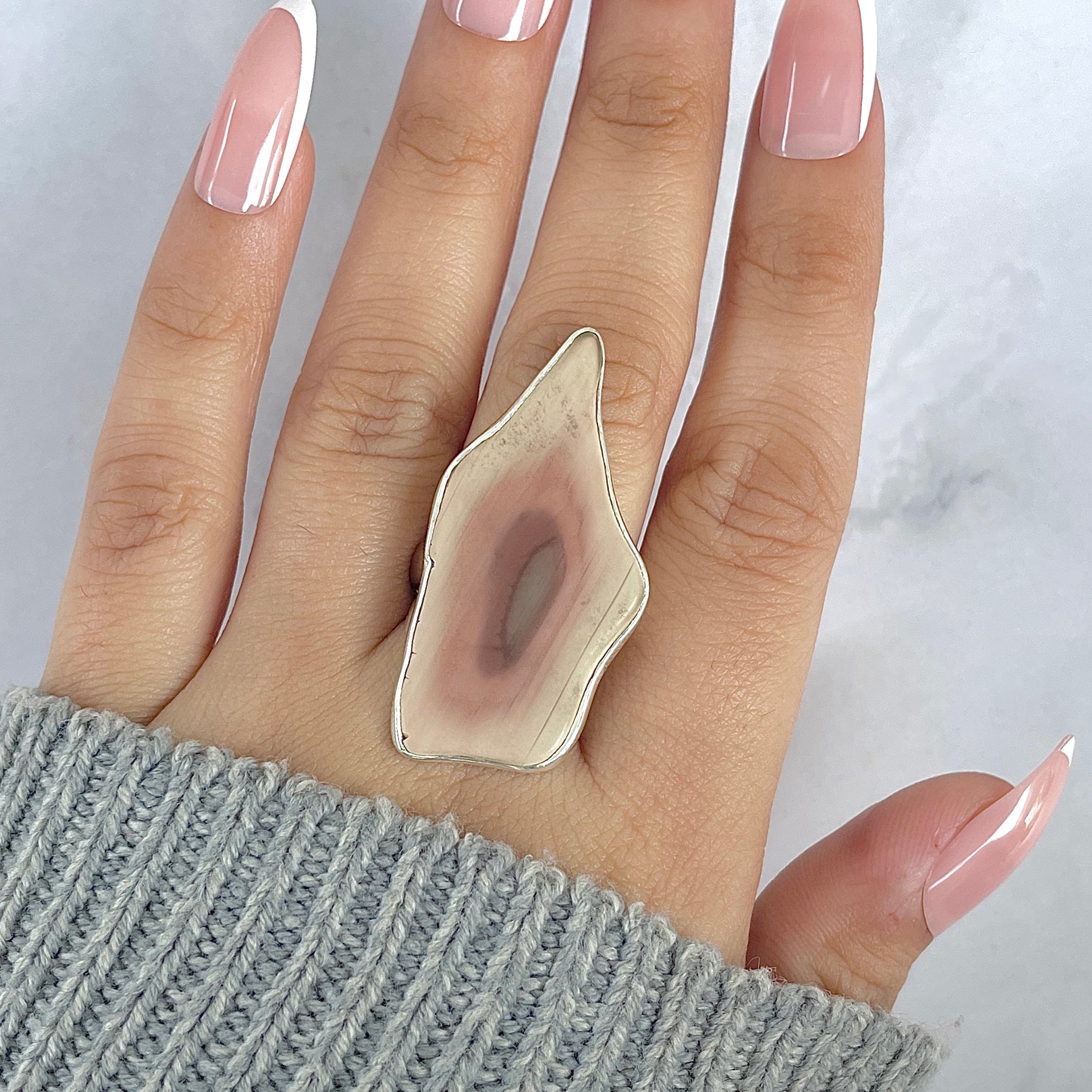 Imperial Jasper Adjustable Ring-(IPJ-R-16.)