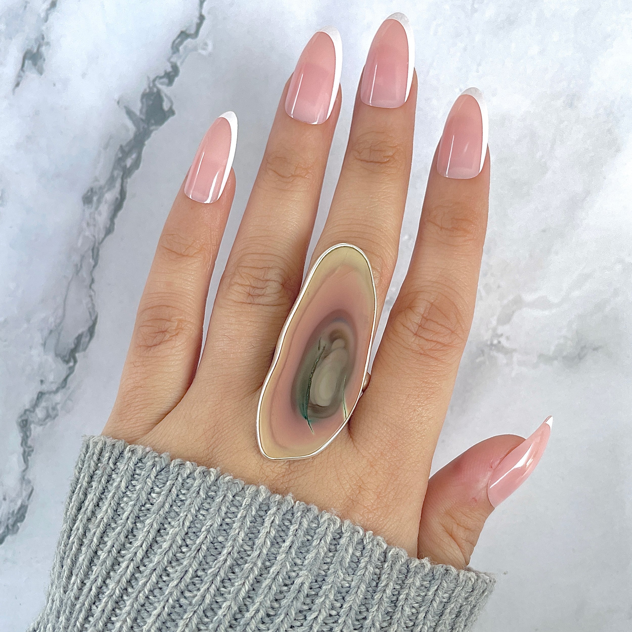 Imperial Jasper Adjustable Ring-(IPJ-R-17.)