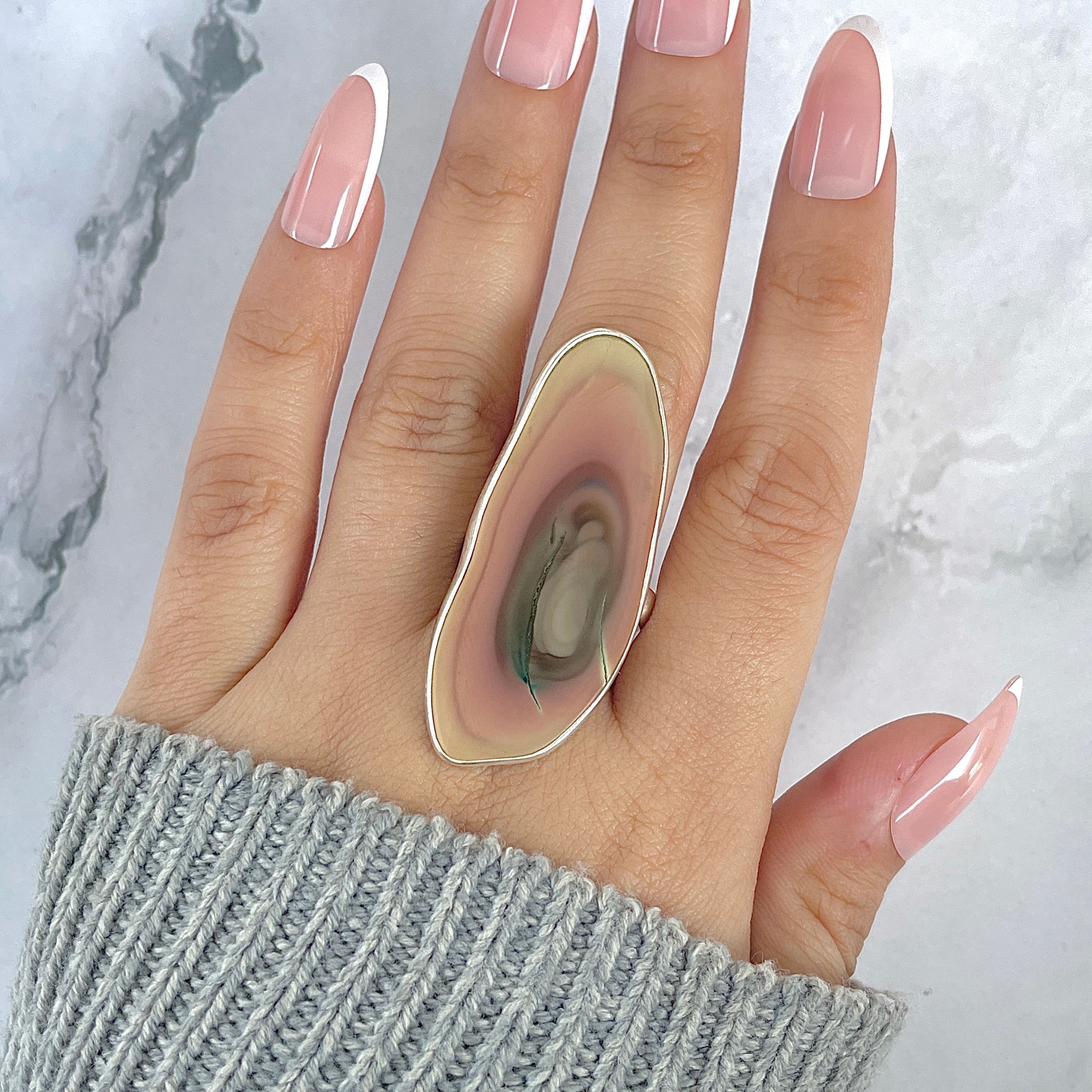 Imperial Jasper Adjustable Ring-(IPJ-R-17.)