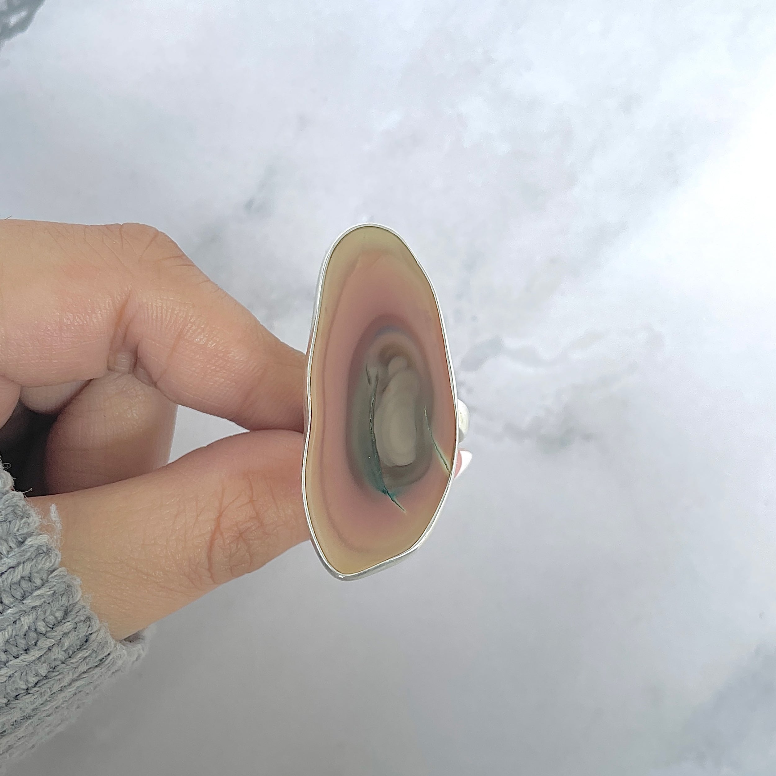 Imperial Jasper Adjustable Ring-(IPJ-R-17.)