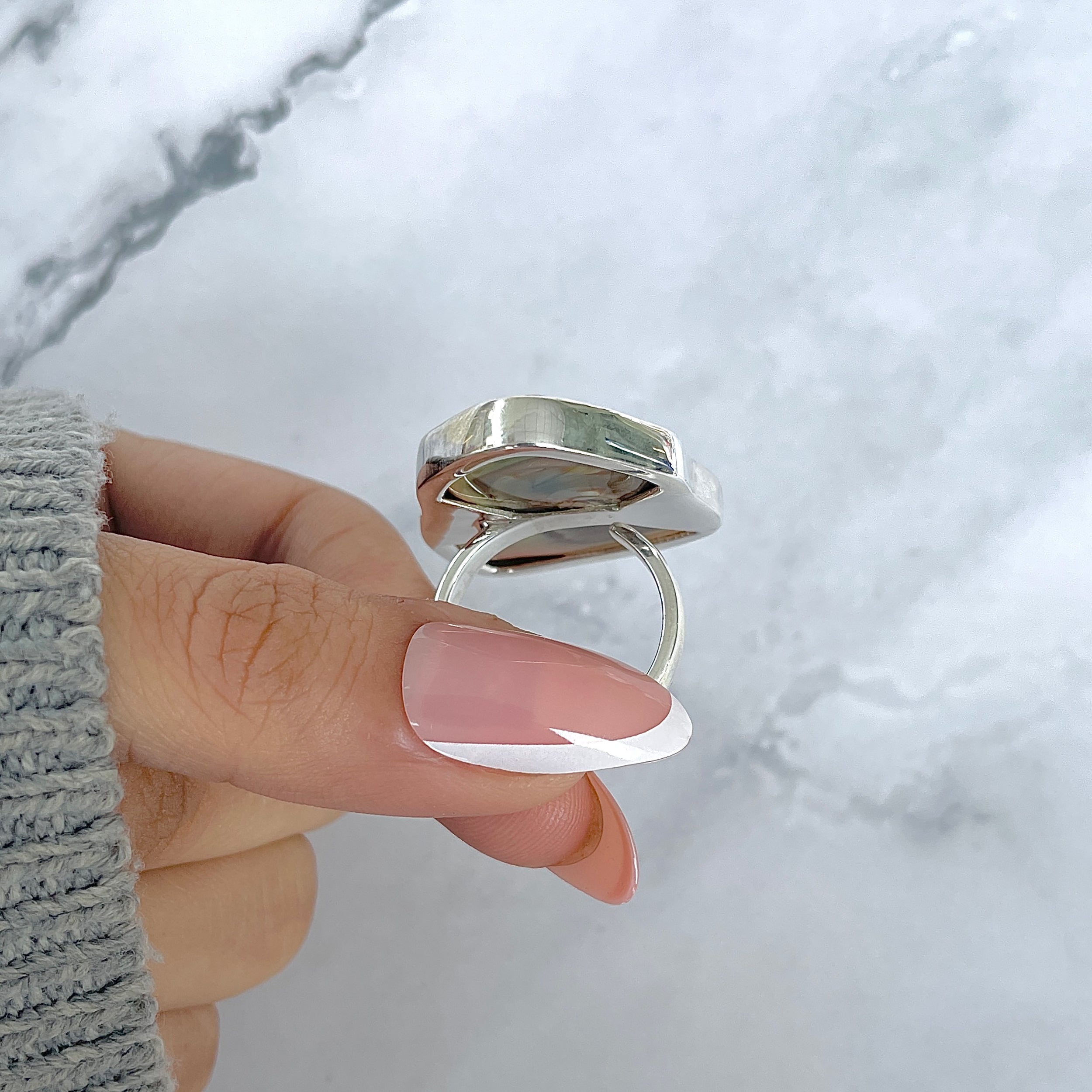 Imperial Jasper Adjustable Ring-(IPJ-R-18.)