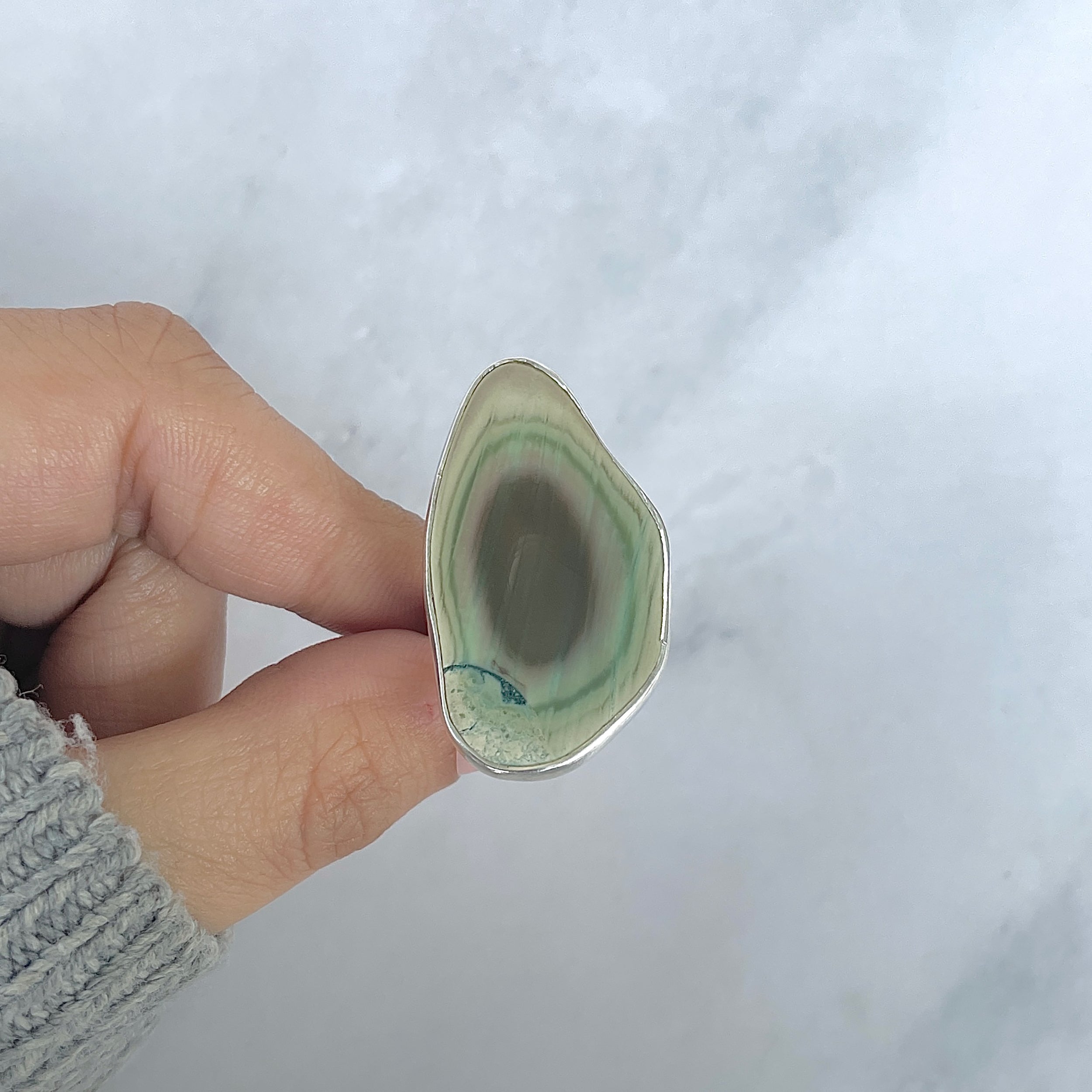 Imperial Jasper Adjustable Ring-(IPJ-R-19.)