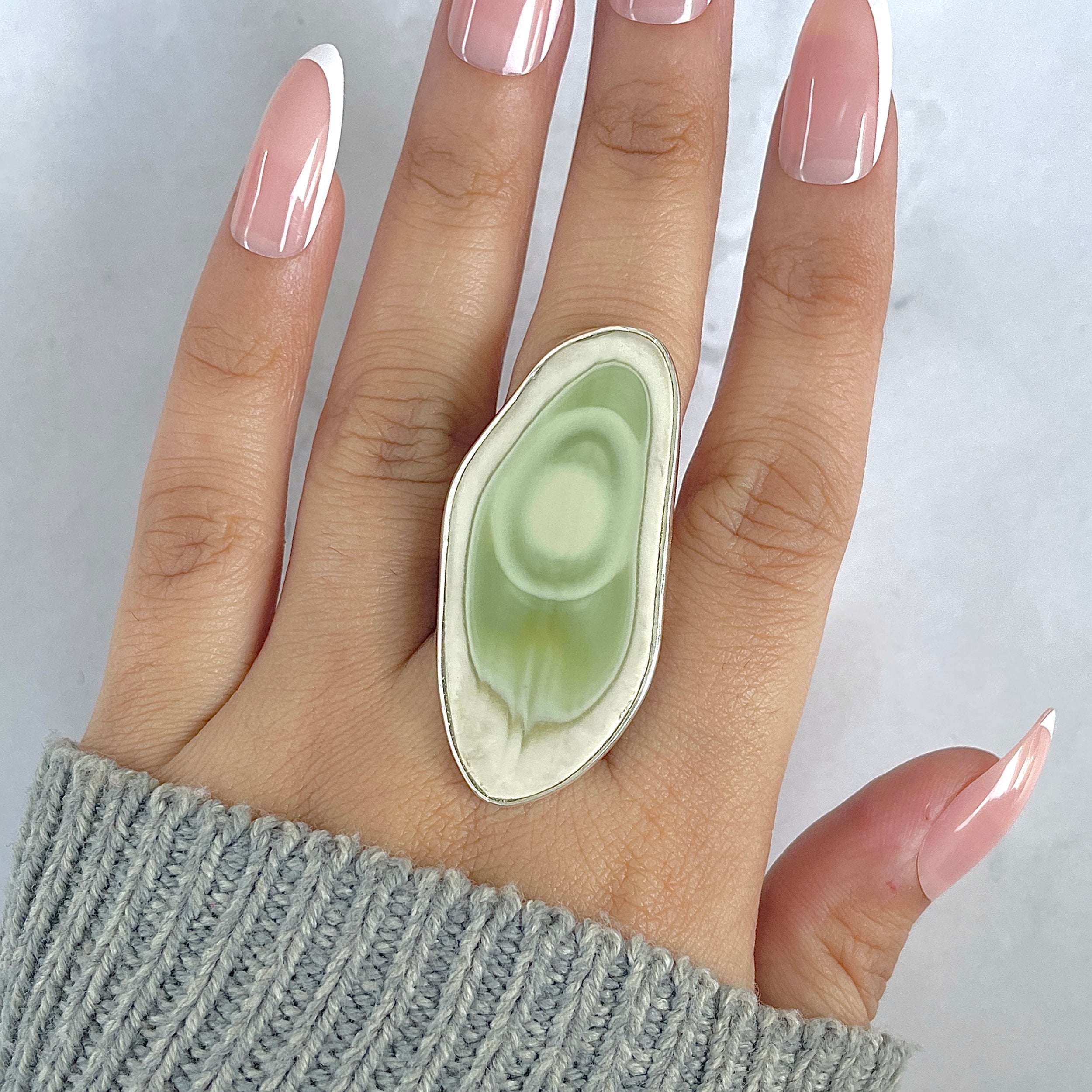 Imperial Jasper Adjustable Ring-(IPJ-R-2.)