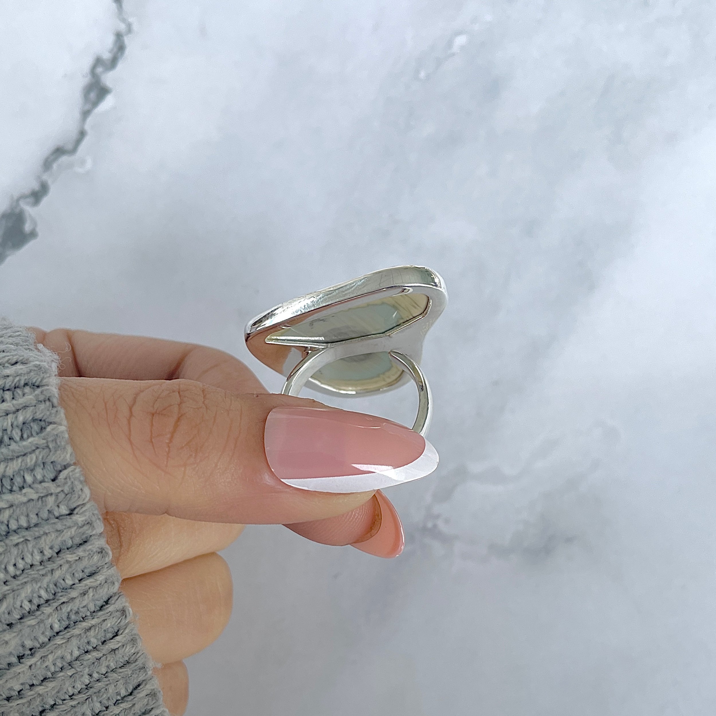 Imperial Jasper Adjustable Ring-(IPJ-R-20.)