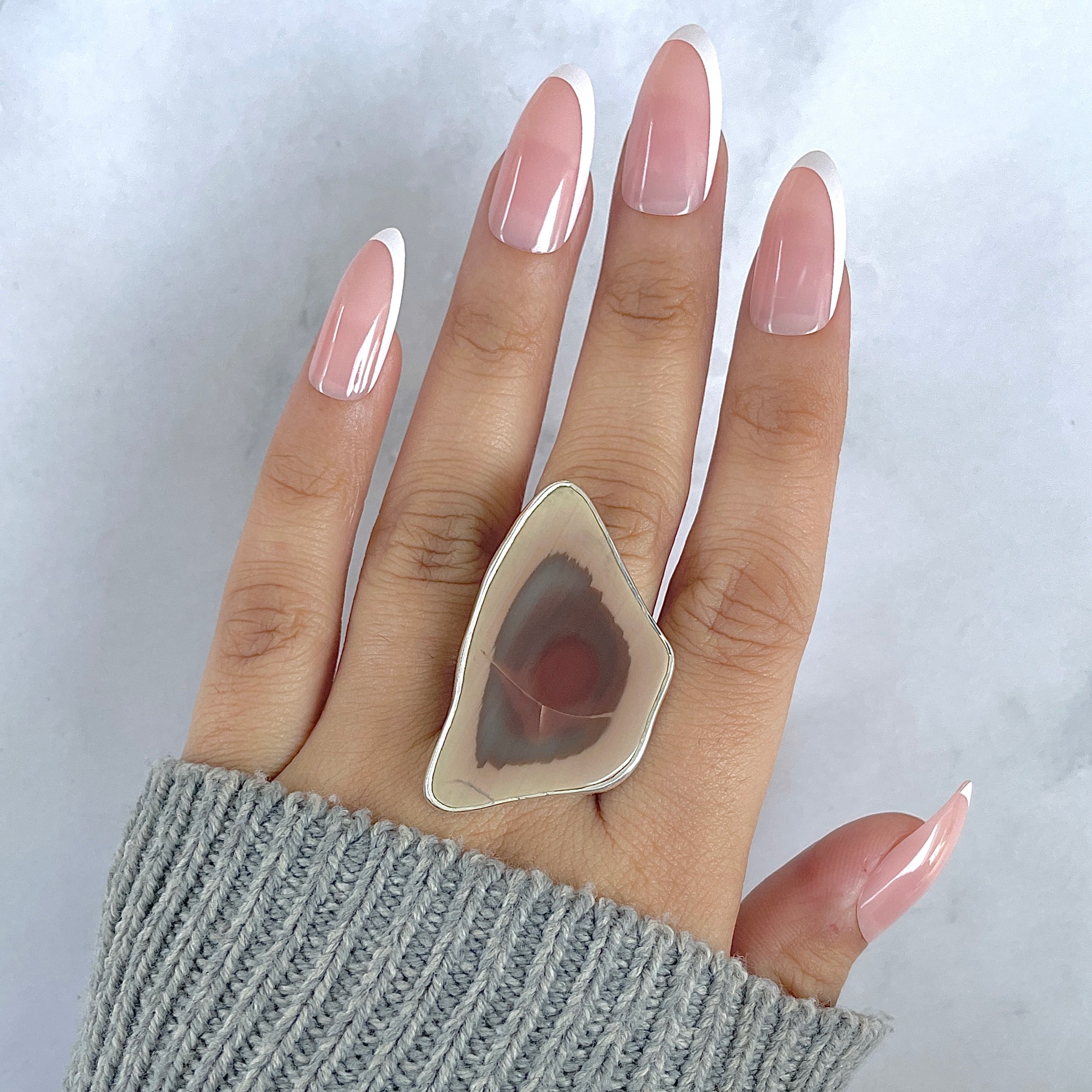 Imperial Jasper Adjustable Ring-(IPJ-R-21.)