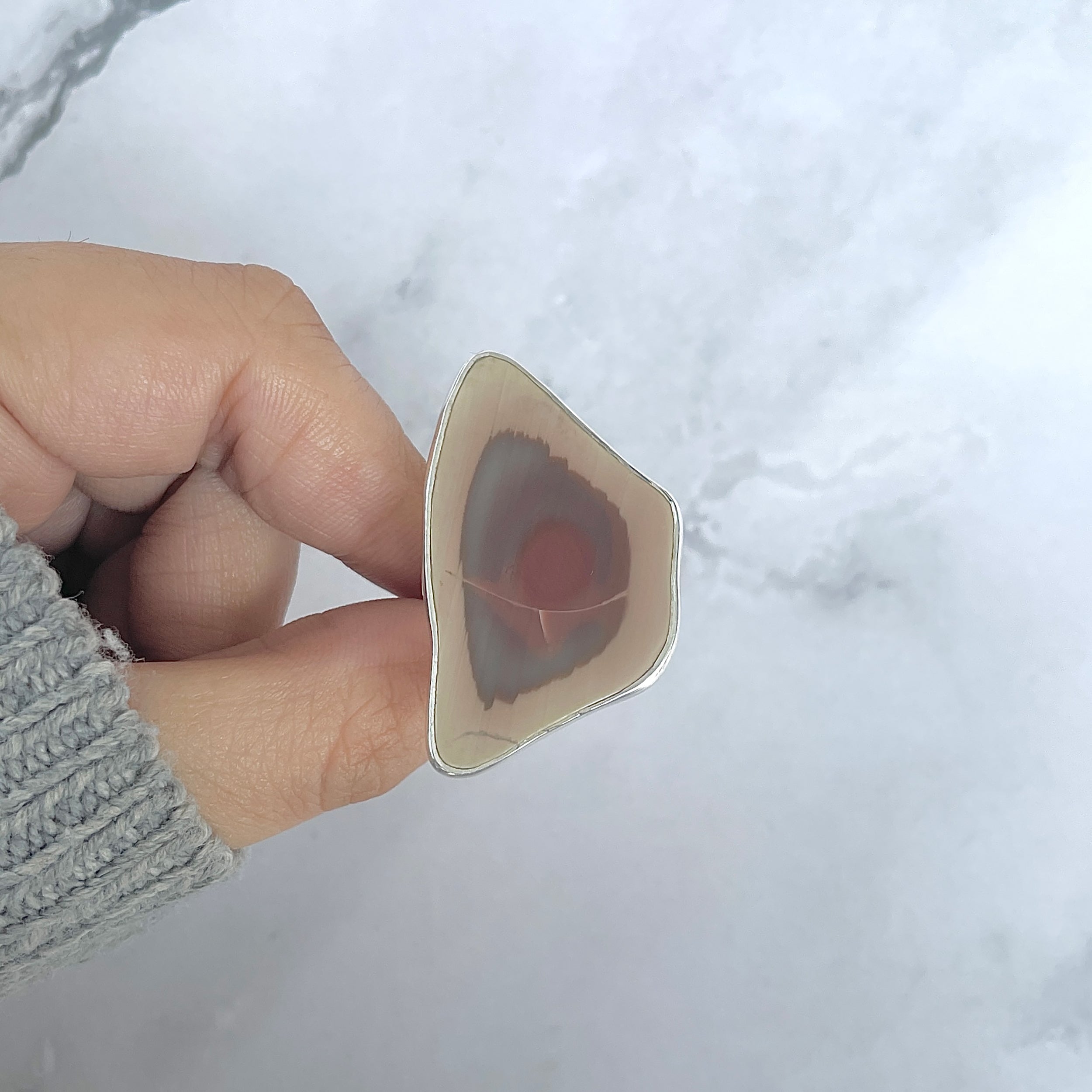 Imperial Jasper Adjustable Ring-(IPJ-R-21.)