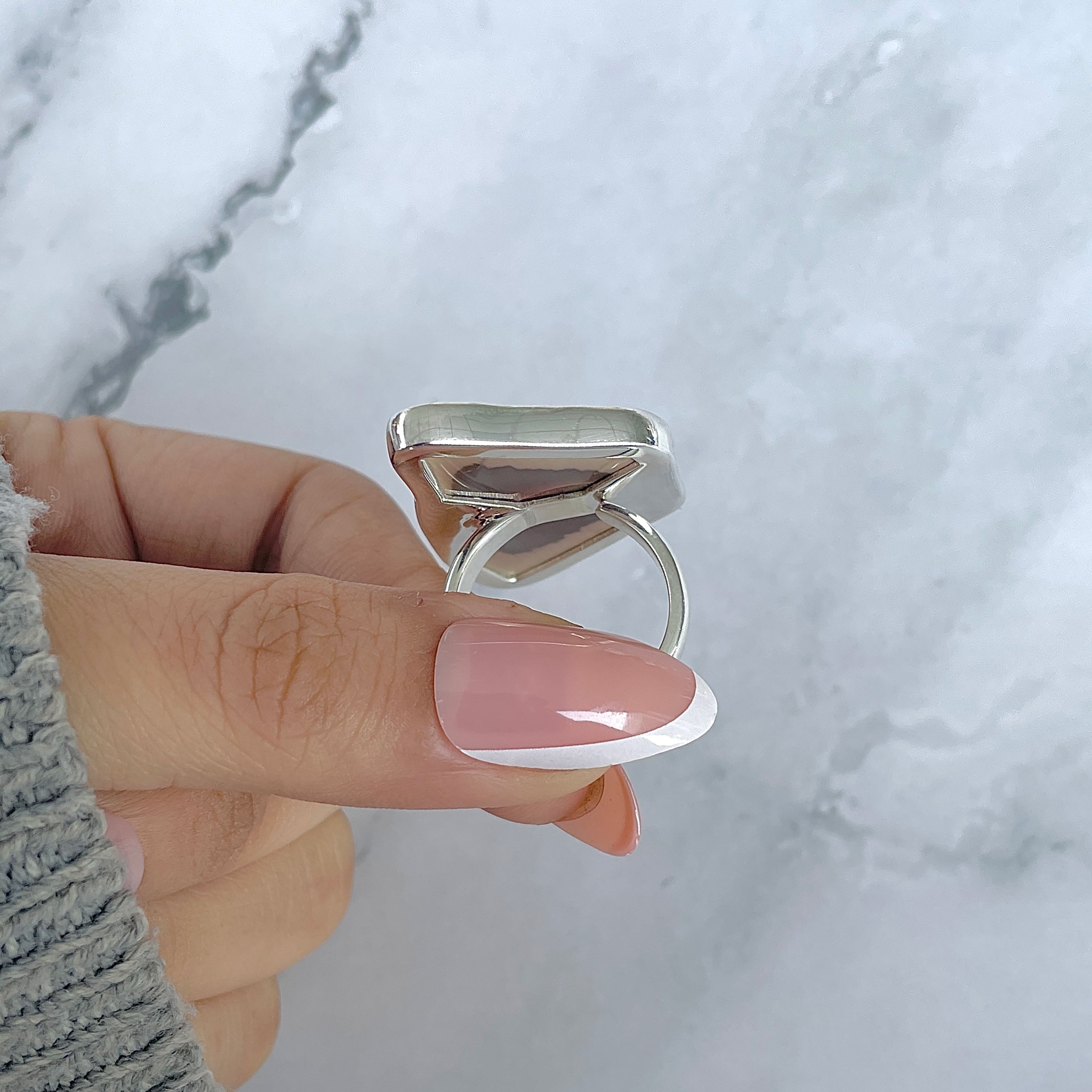 Imperial Jasper Adjustable Ring-(IPJ-R-21.)