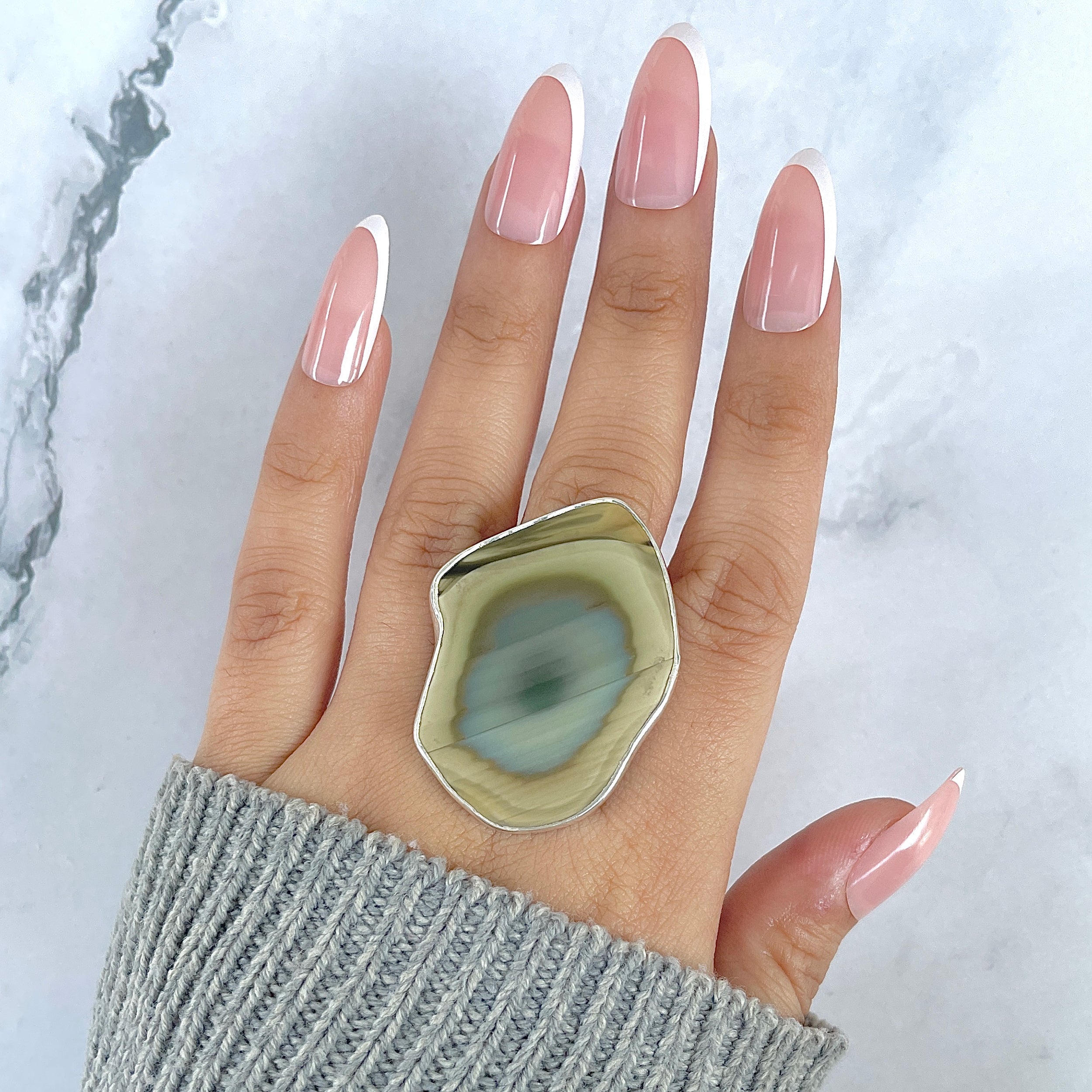 Imperial Jasper Adjustable Ring-(IPJ-R-22.)