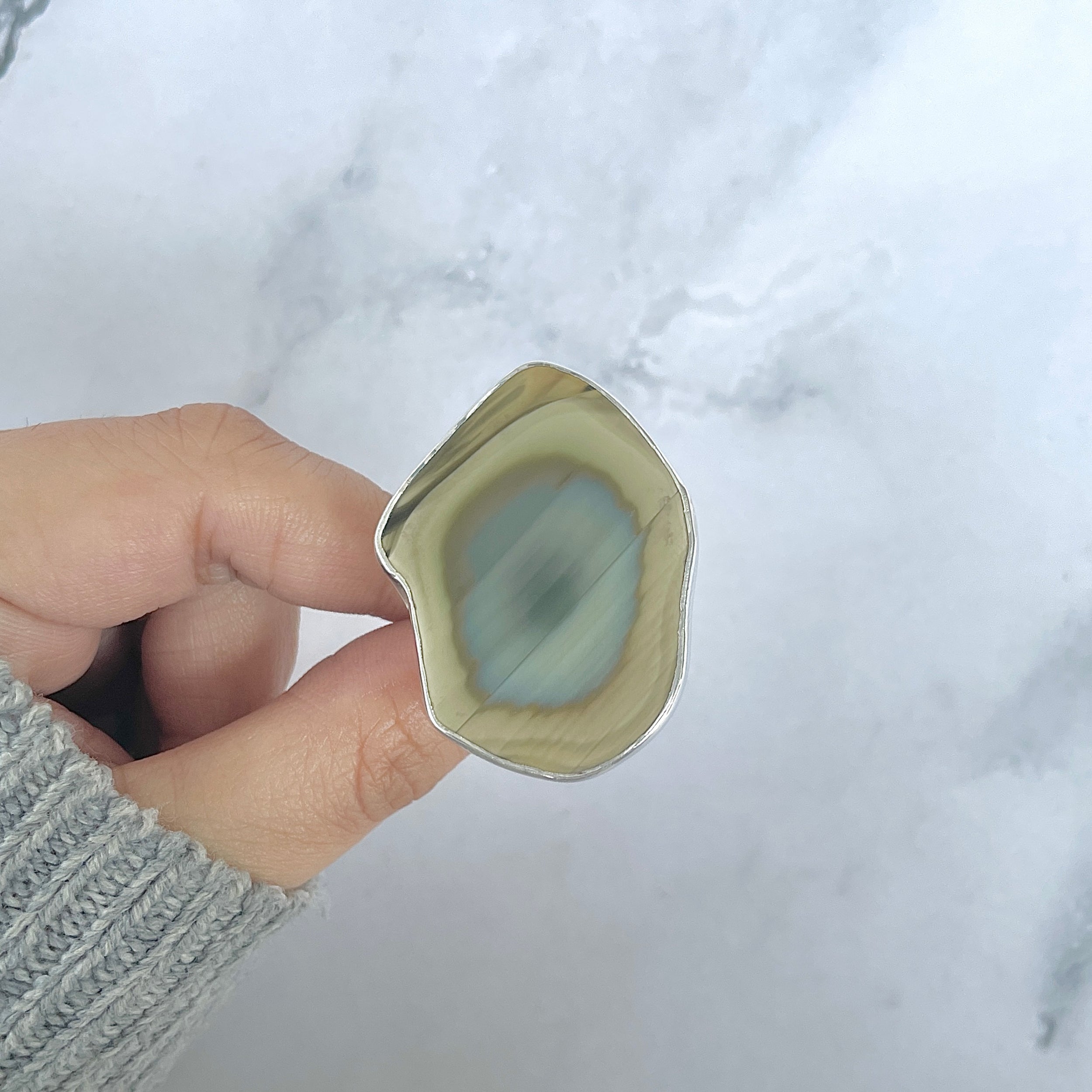 Imperial Jasper Adjustable Ring-(IPJ-R-22.)