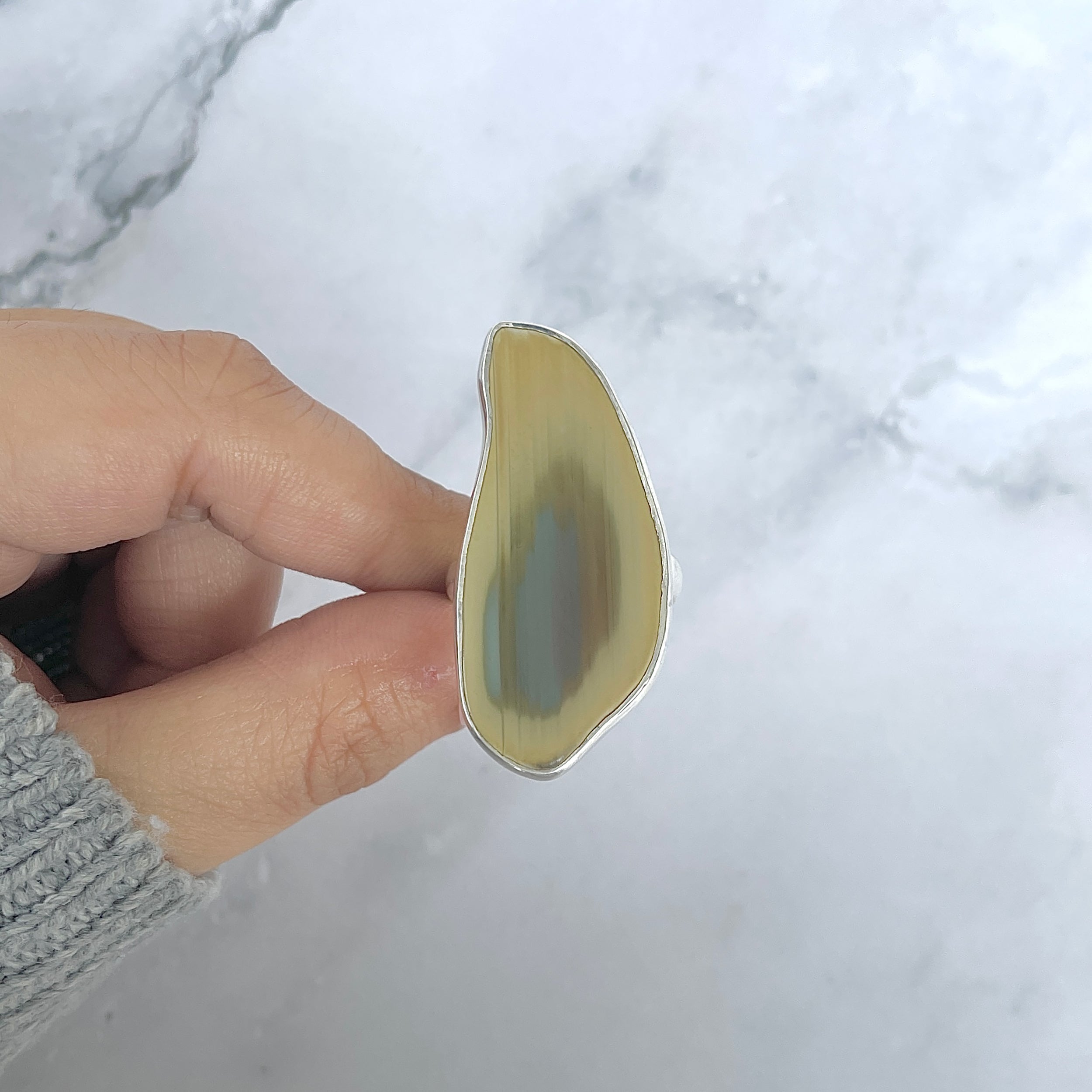 Imperial Jasper Adjustable Ring-(IPJ-R-23.)